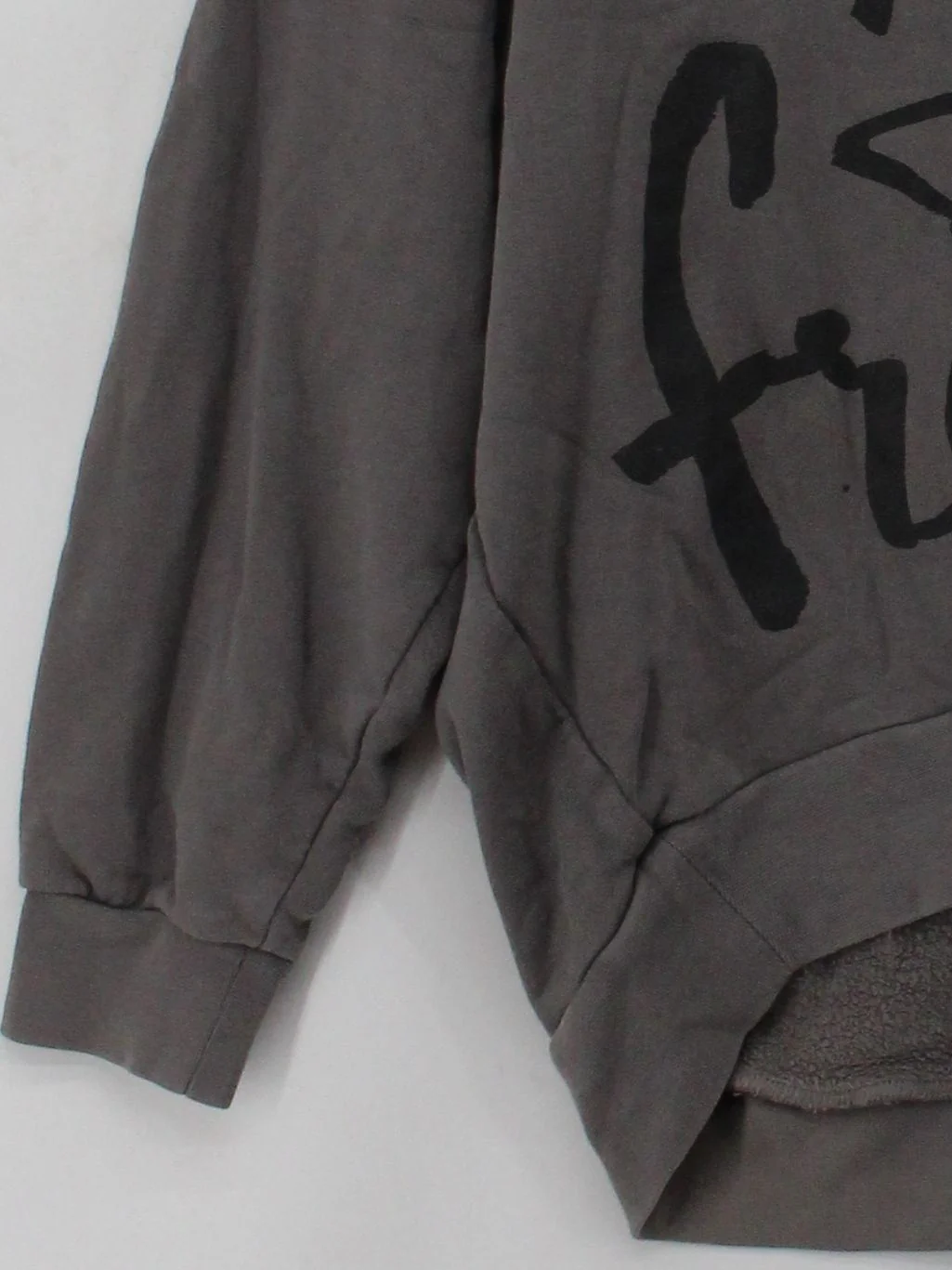 5 Preview Women's Hoodie Grey Graphic 100% Cotton Pullover - Image 4