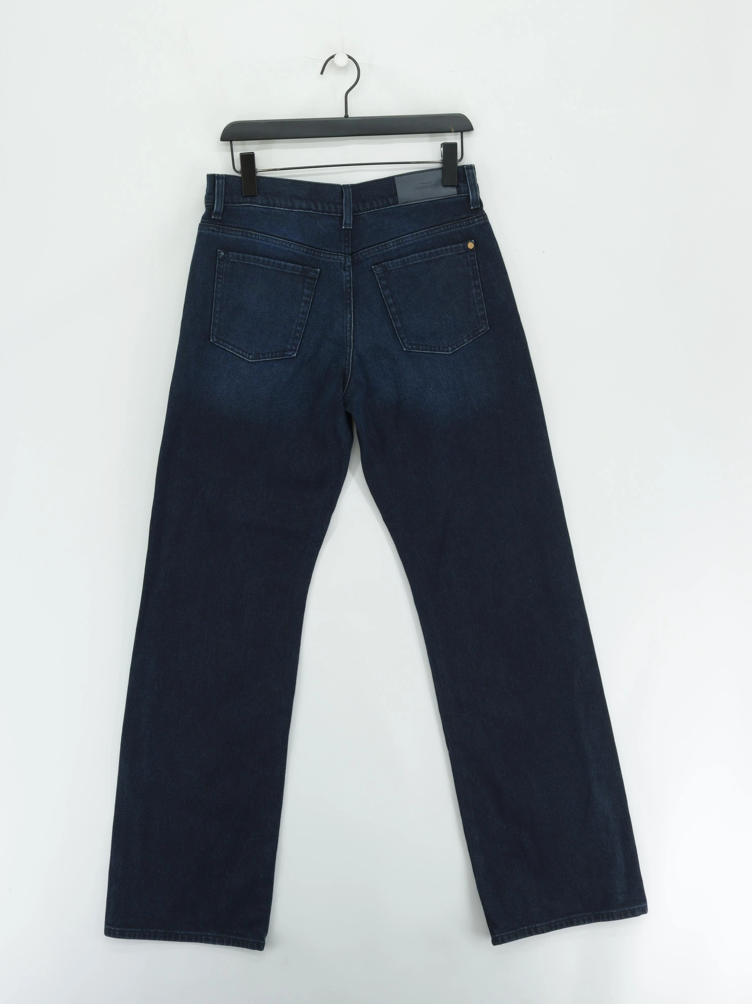 7 For All Mankind Men's Jeans W 28 in Blue Cotton with Elastane Straight - Image 2