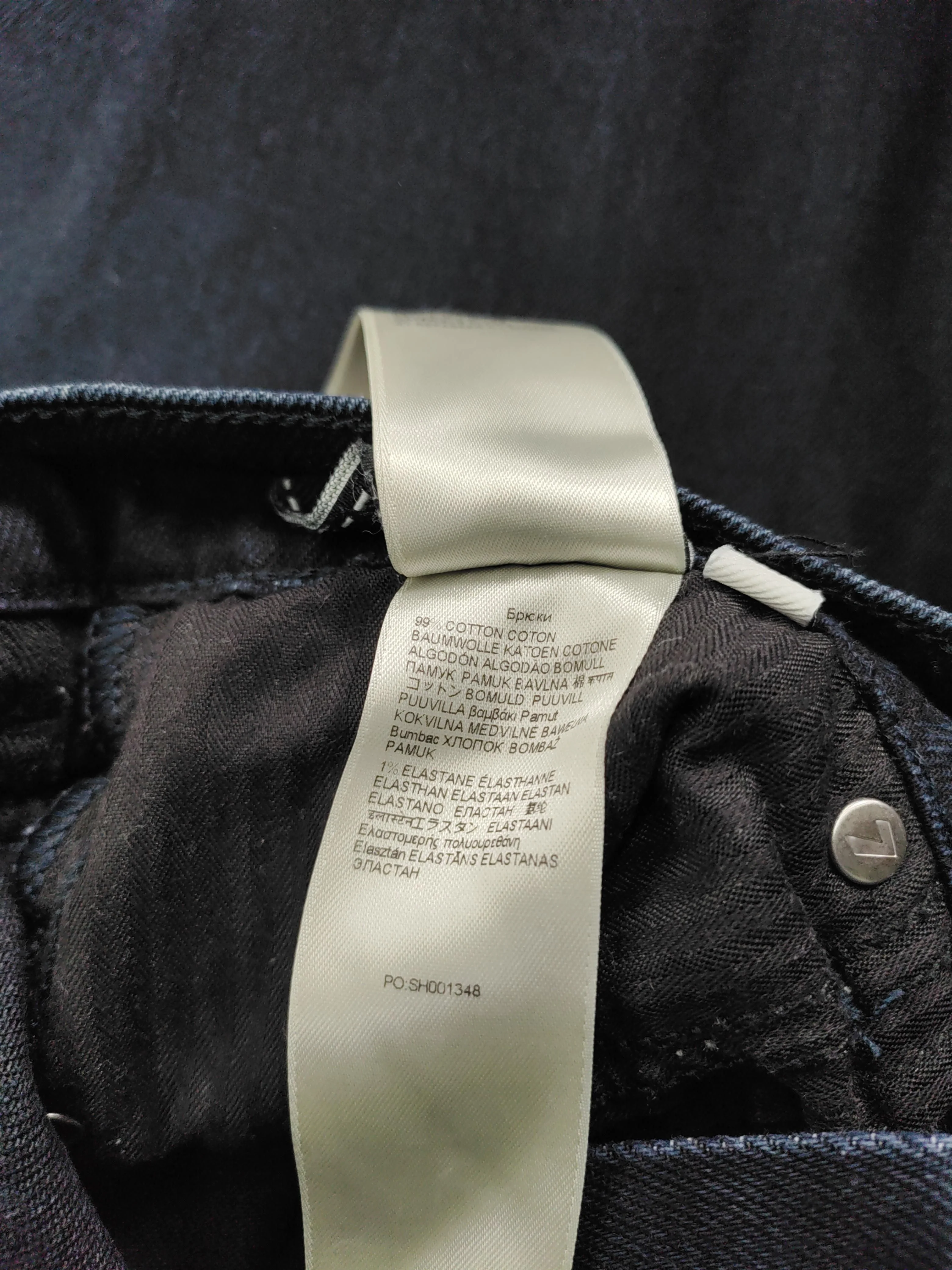 7 For All Mankind Men's Jeans W 28 in Blue Cotton with Elastane Straight - Image 6