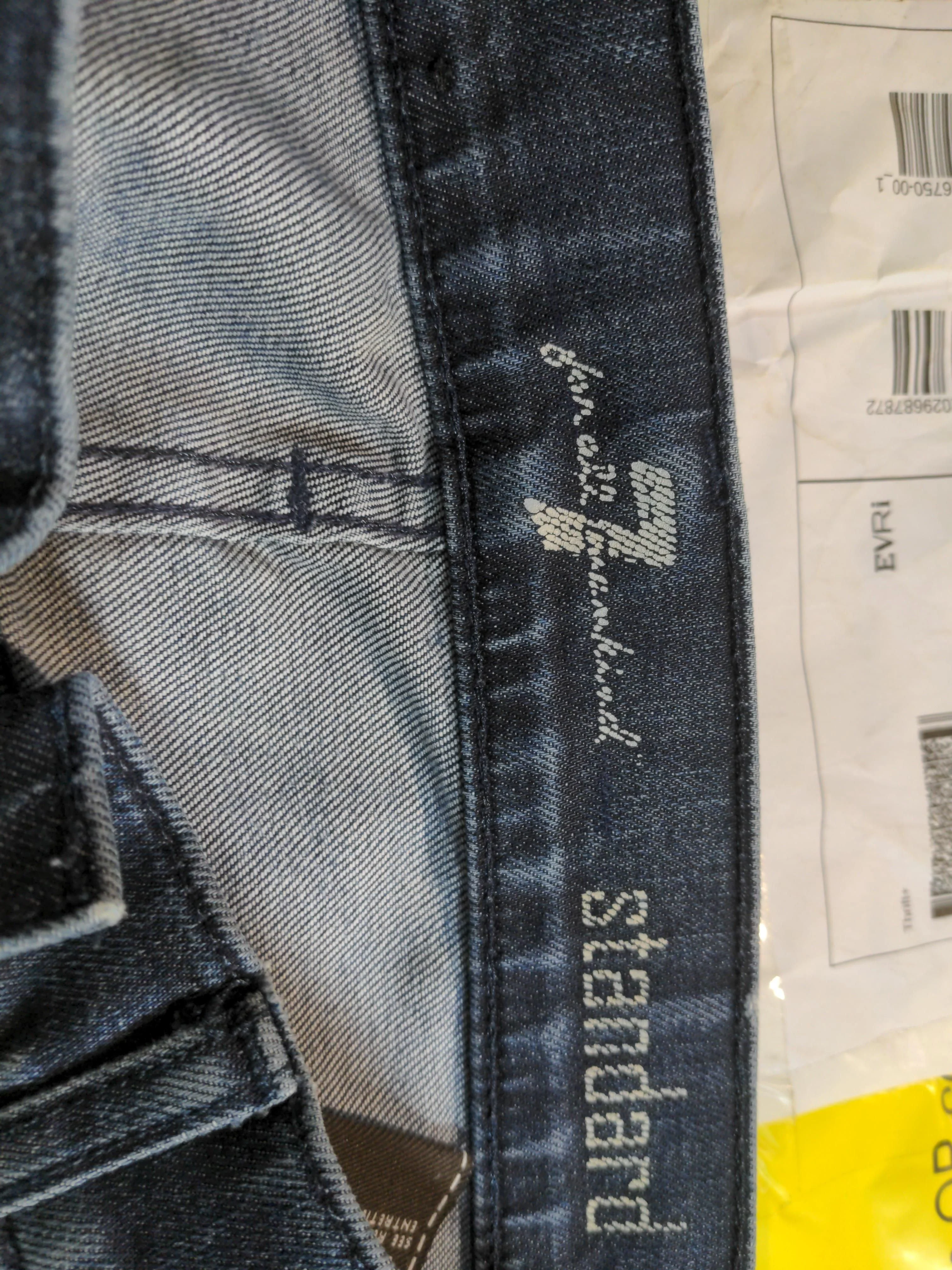 7 For All Mankind Men's Jeans W 30 in Blue Cotton with Spandex Straight - Image 6