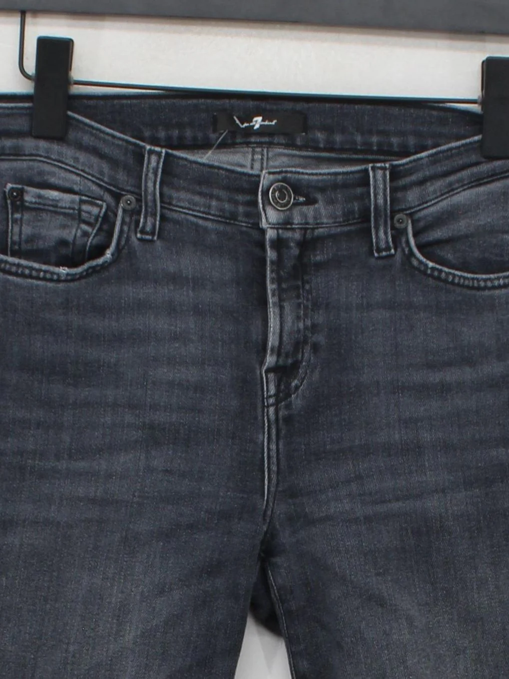 7 For All Mankind Men's Jeans W 30 in Grey Cotton - Image 3