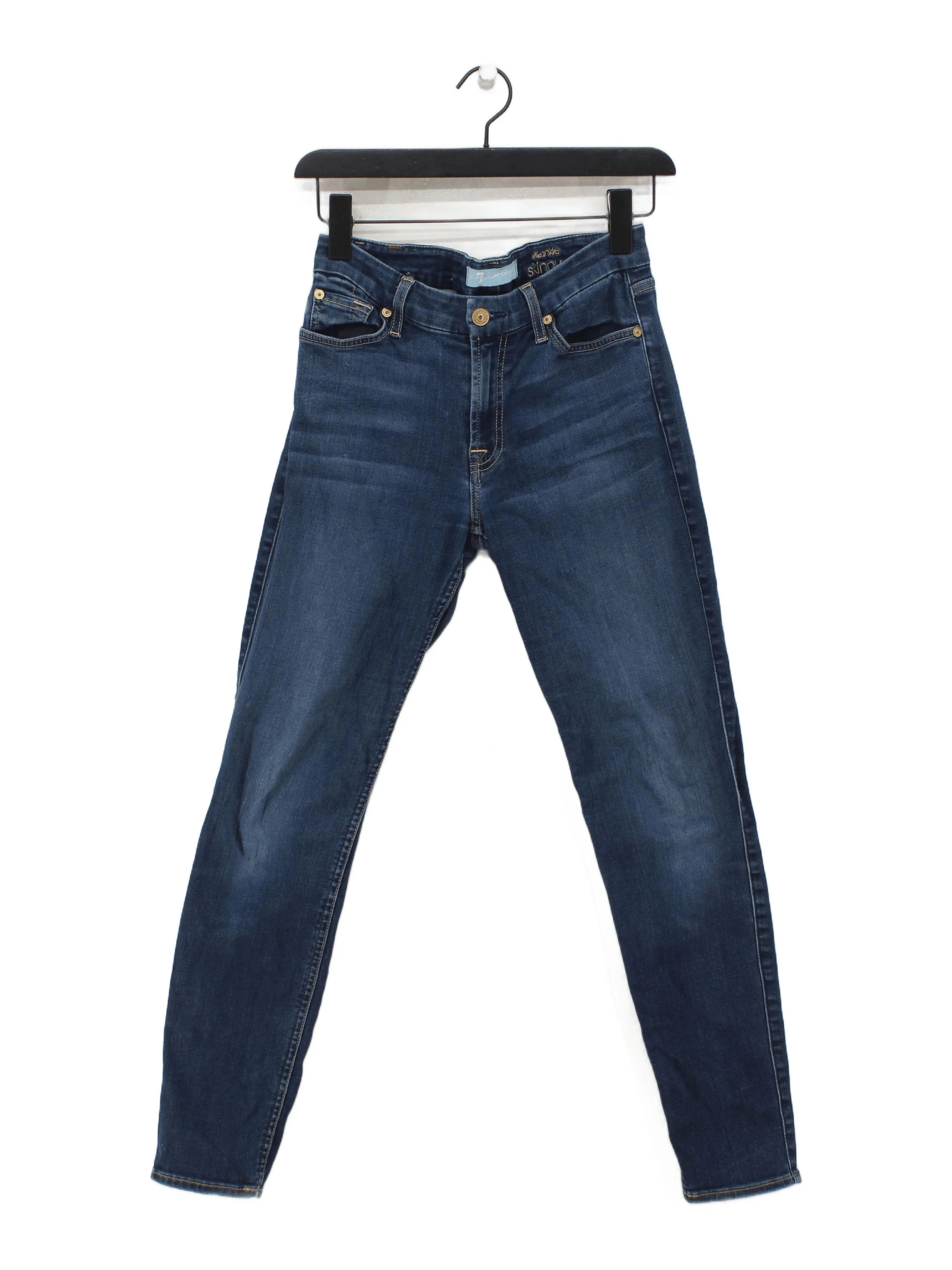 7 For All Mankind Women's Jeans M Blue Cotton