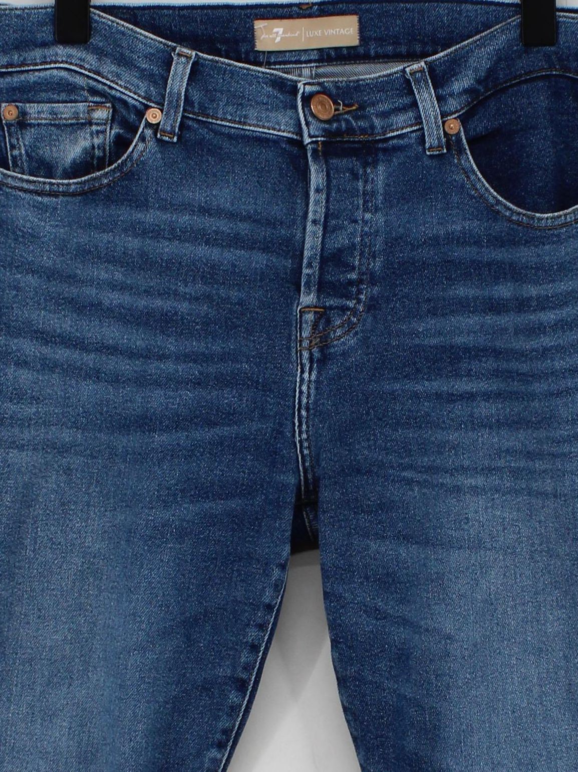 7 For All Mankind Women's Jeans M Blue Cotton - Image 3