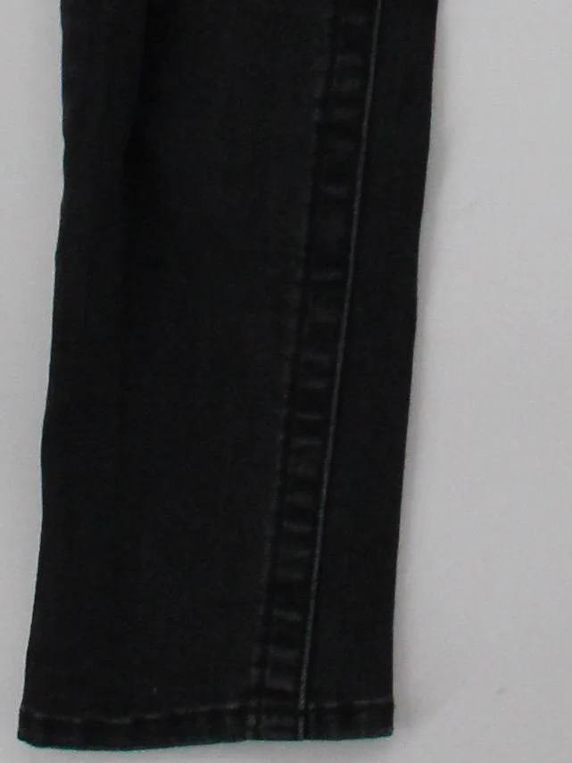 7 For All Mankind Women's Jeans UK 8 Black Cotton with Polyester, Spandex Skinny - Image 4