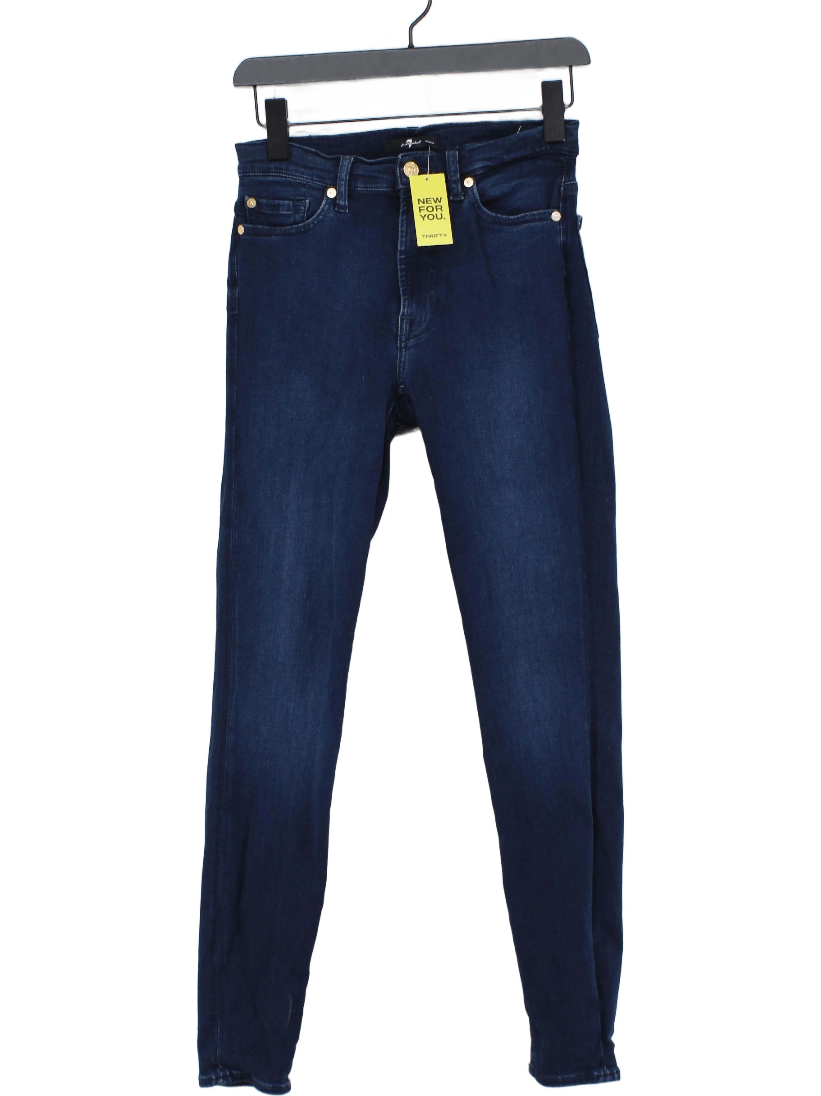 7 For All Mankind Women's Jeans W 28 in Blue Lyocell Modal