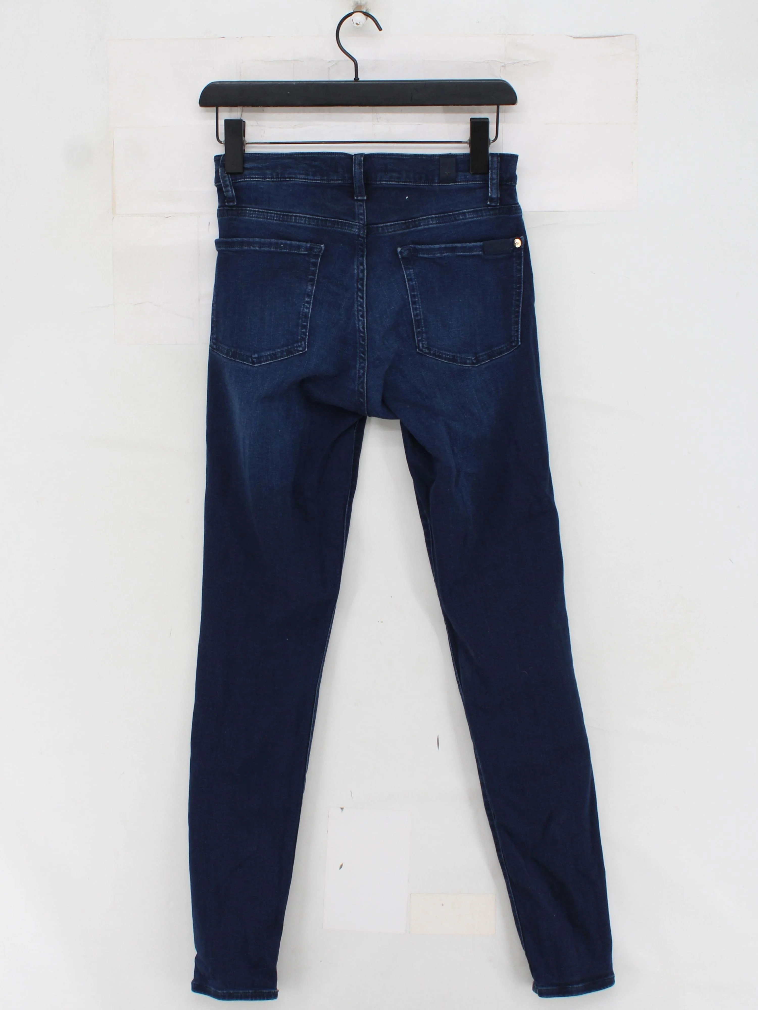 7 For All Mankind Women's Jeans W 28 in Blue Lyocell Modal - Image 2