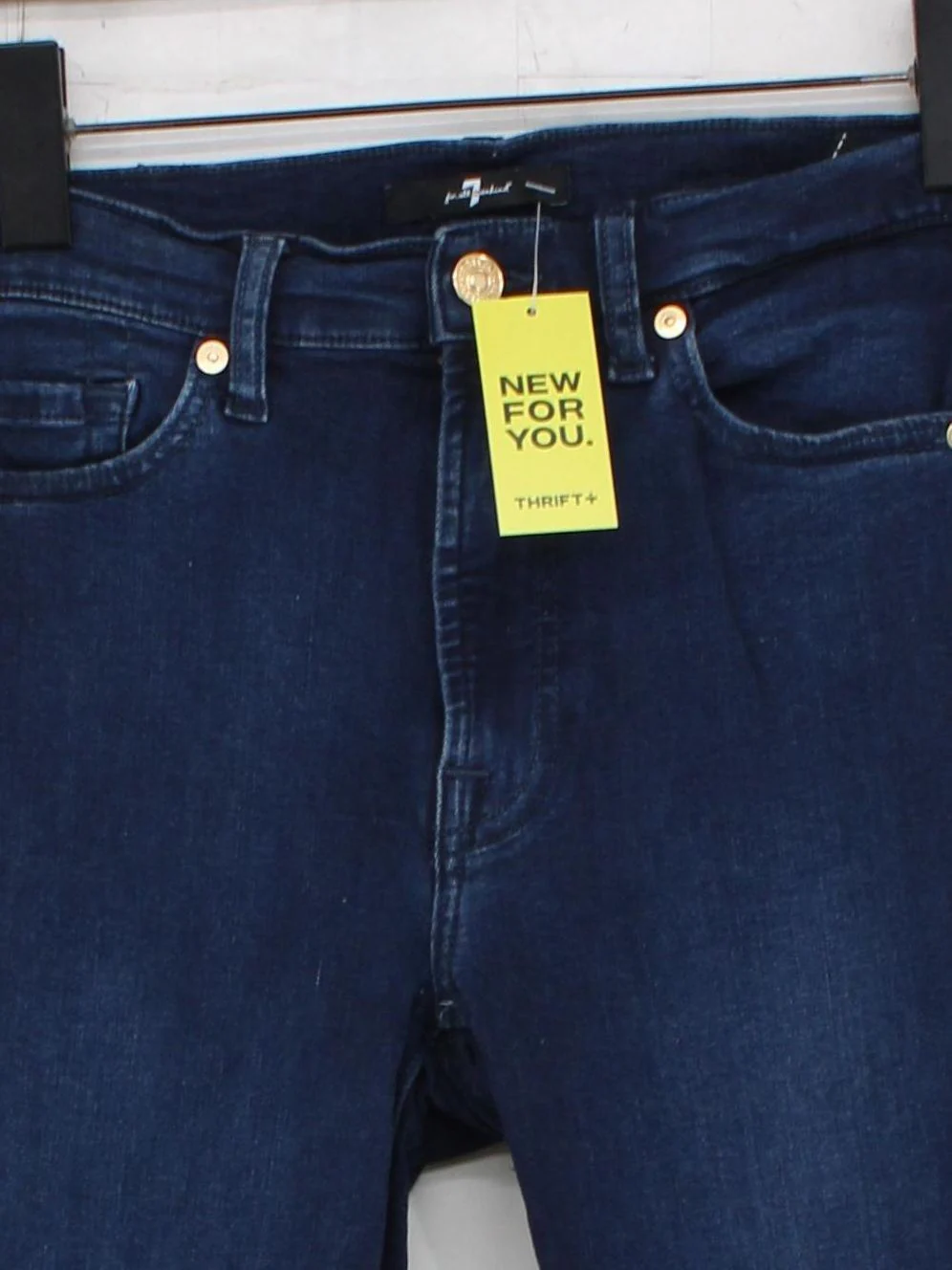 7 For All Mankind Women's Jeans W 28 in Blue Lyocell Modal - Image 3