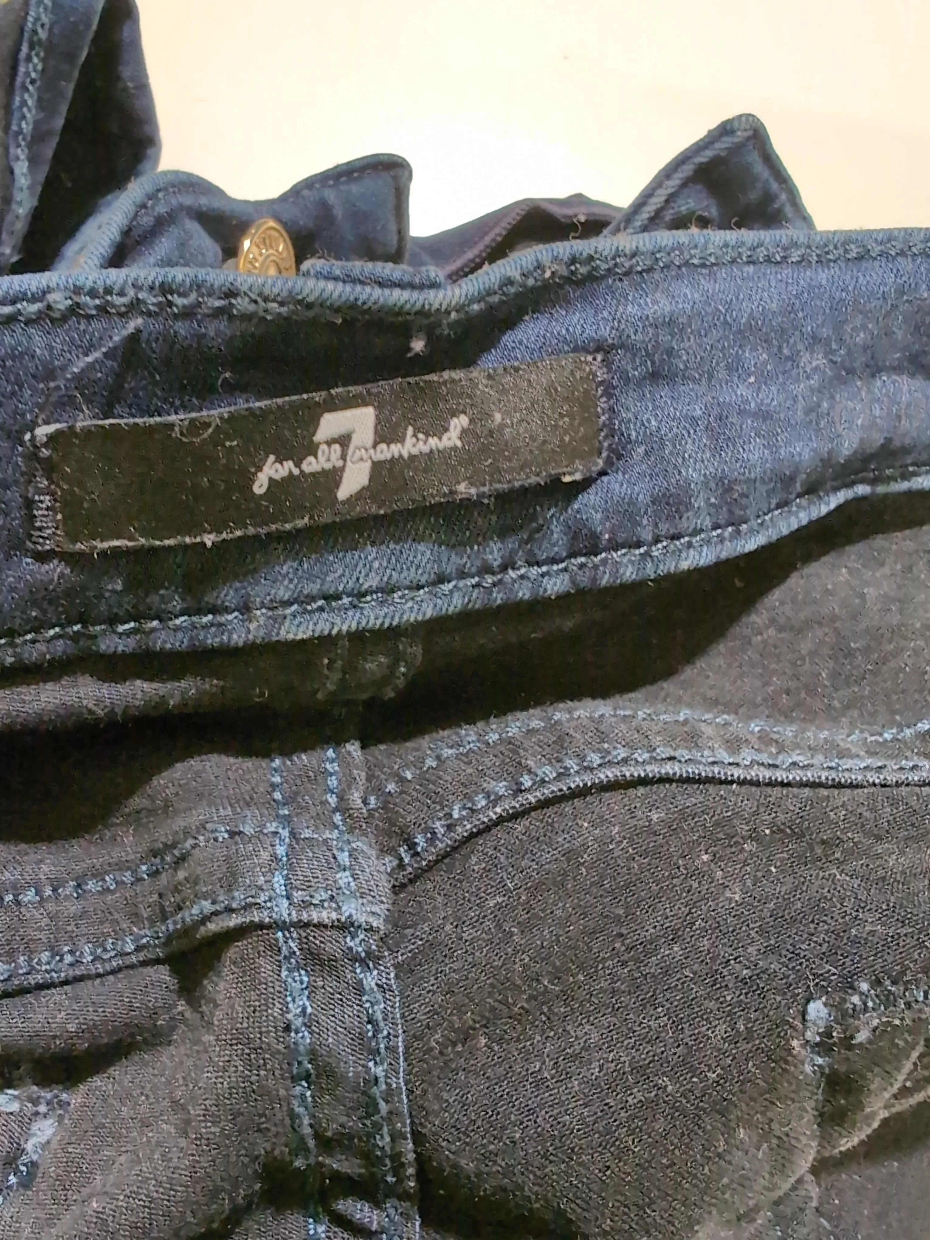 7 For All Mankind Women's Jeans W 28 in Blue Lyocell Modal - Image 6