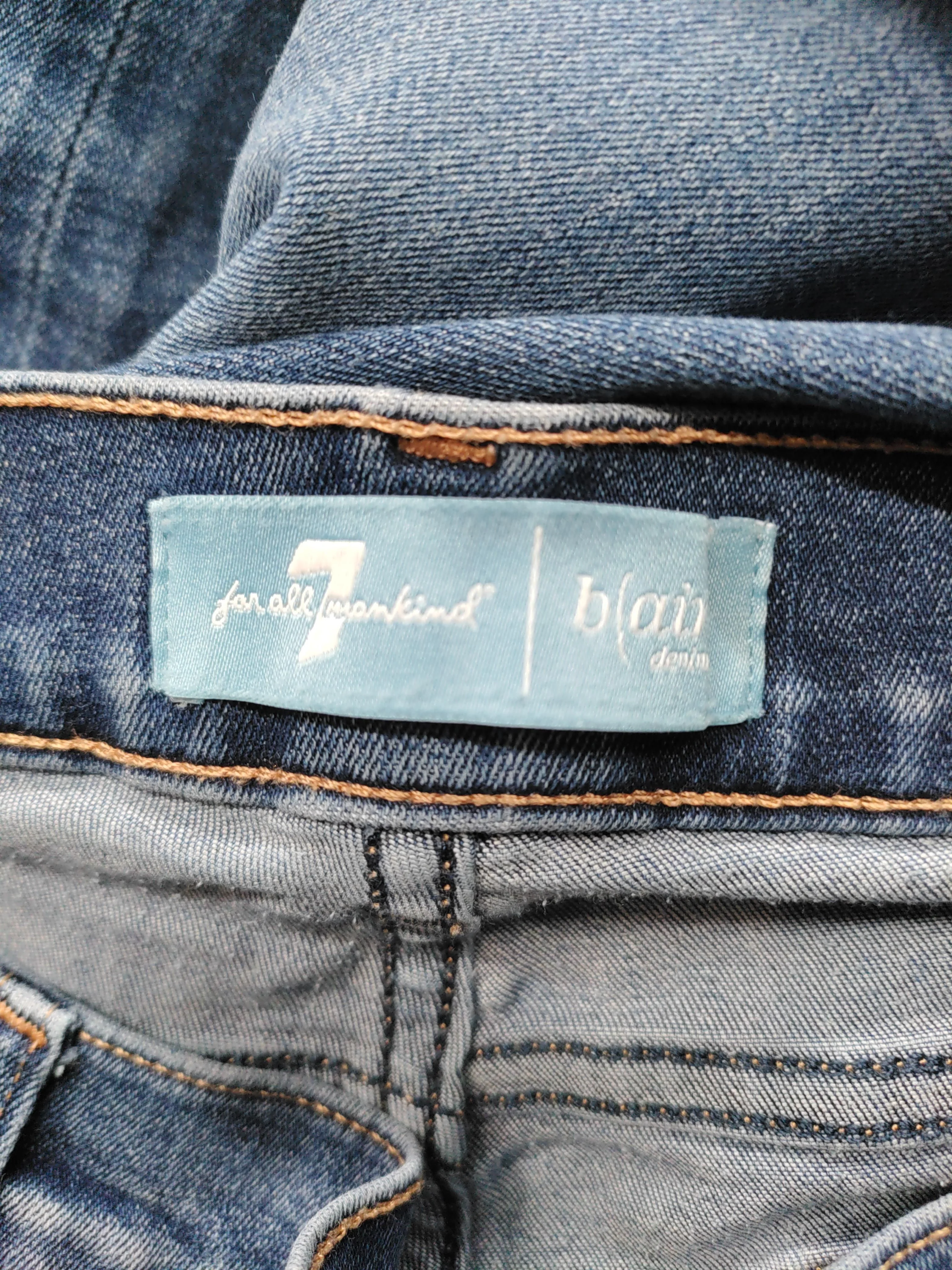 7 For All Mankind Women's Jeans W 30 in Blue 100% Cotton Skinny - Image 5