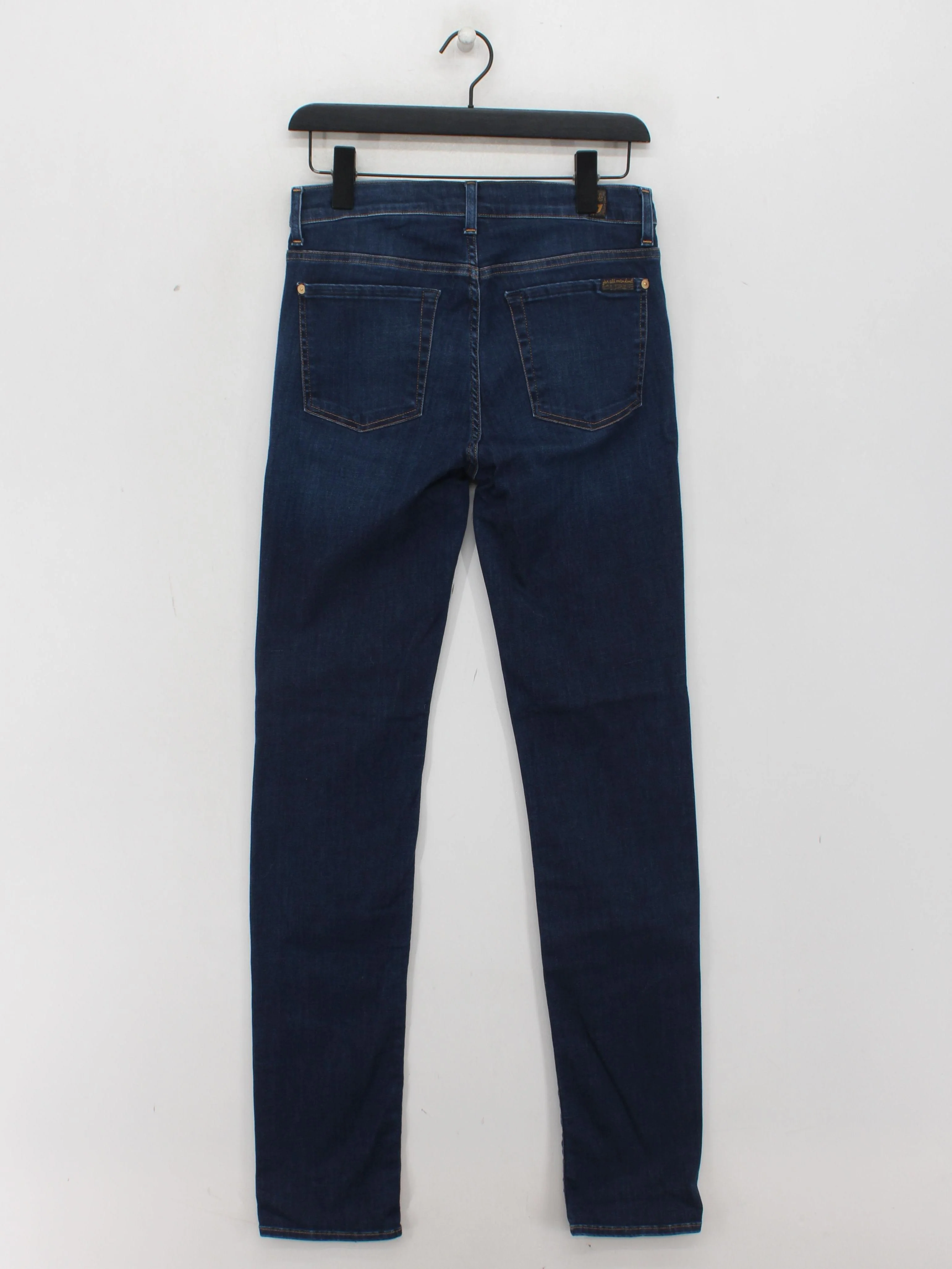 7 For All Mankind Women's Jeans W 30 in Blue Cotton - Image 2