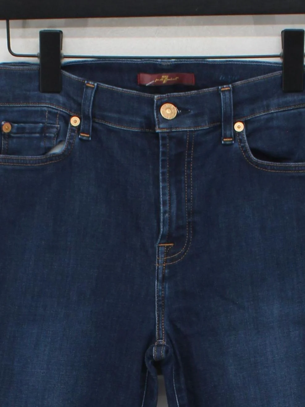 7 For All Mankind Women's Jeans W 30 in Blue Cotton - Image 3