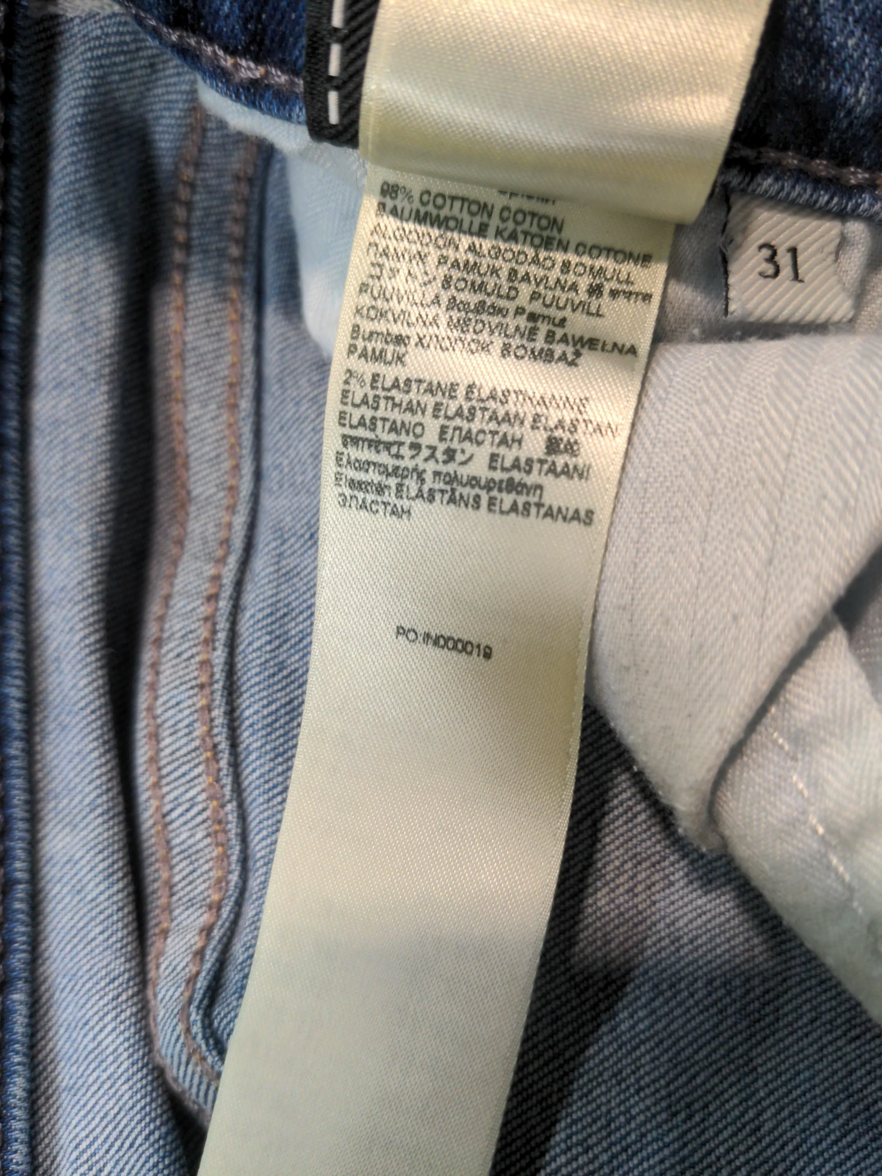 7 For All Mankind Women's Jeans W 31 in Blue Cotton with Elastane Straight - Image 6
