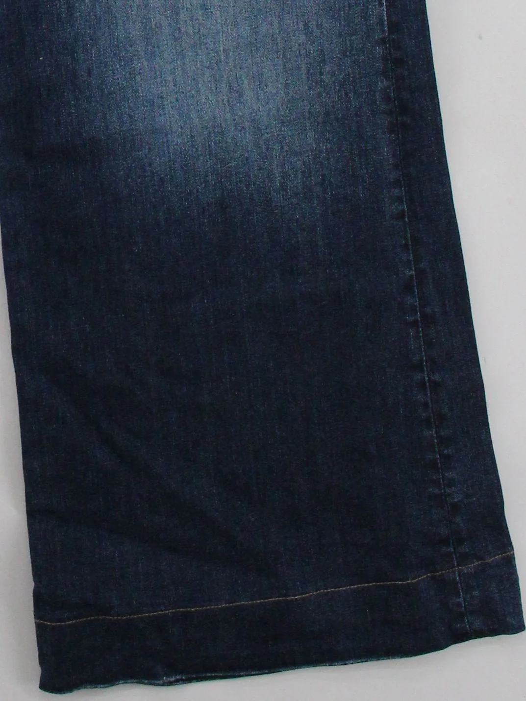 7 For All Mankind Women's Jeans W 32 in Blue Cotton with Elastane Wide-Leg - Image 4