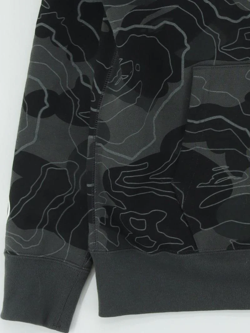 A Bathing Ape Men's Hoodie M Grey Graphic 100% Cotton Pullover - Image 4