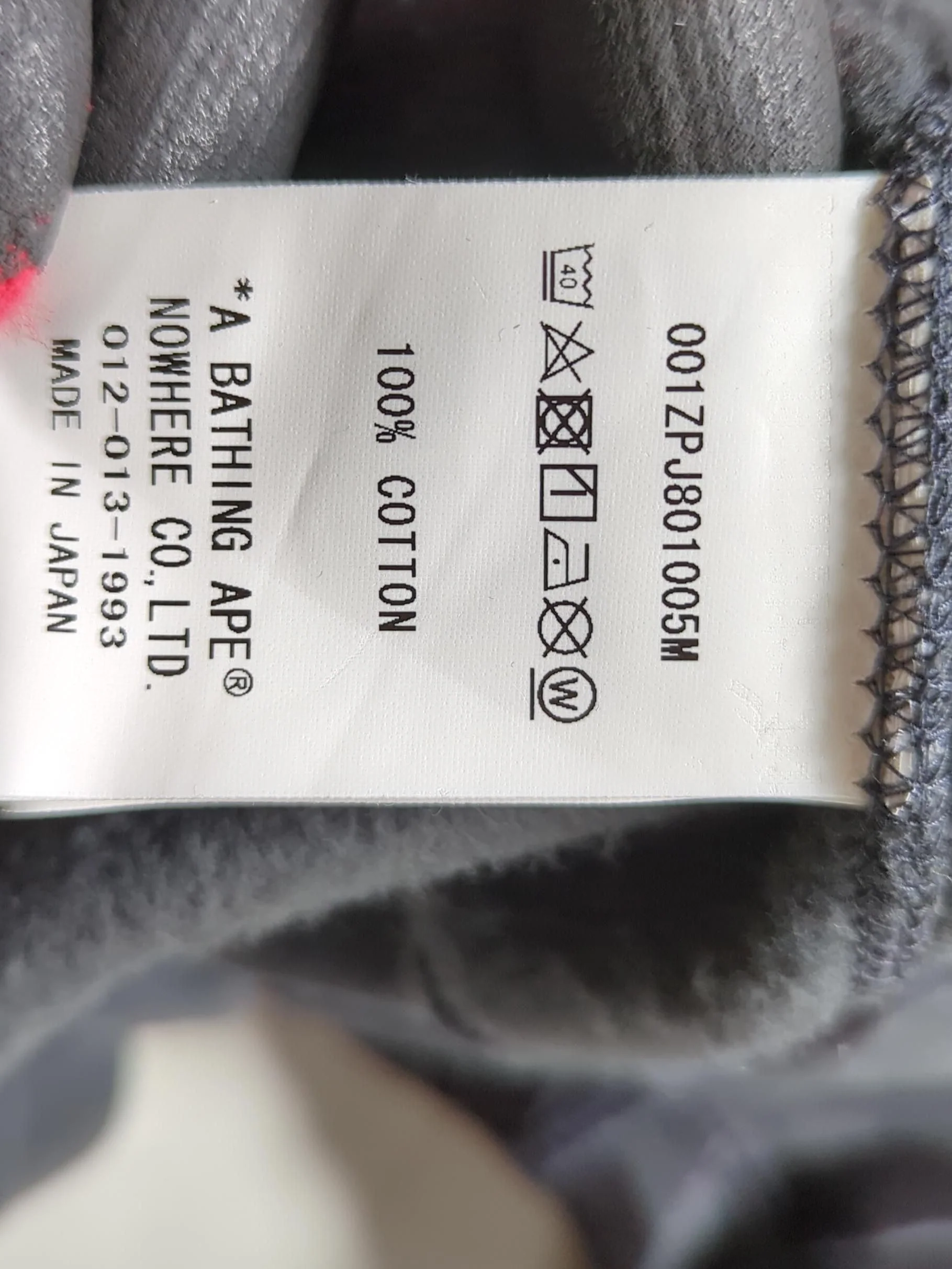 A Bathing Ape Men's Hoodie M Grey Graphic 100% Cotton Pullover - Image 6
