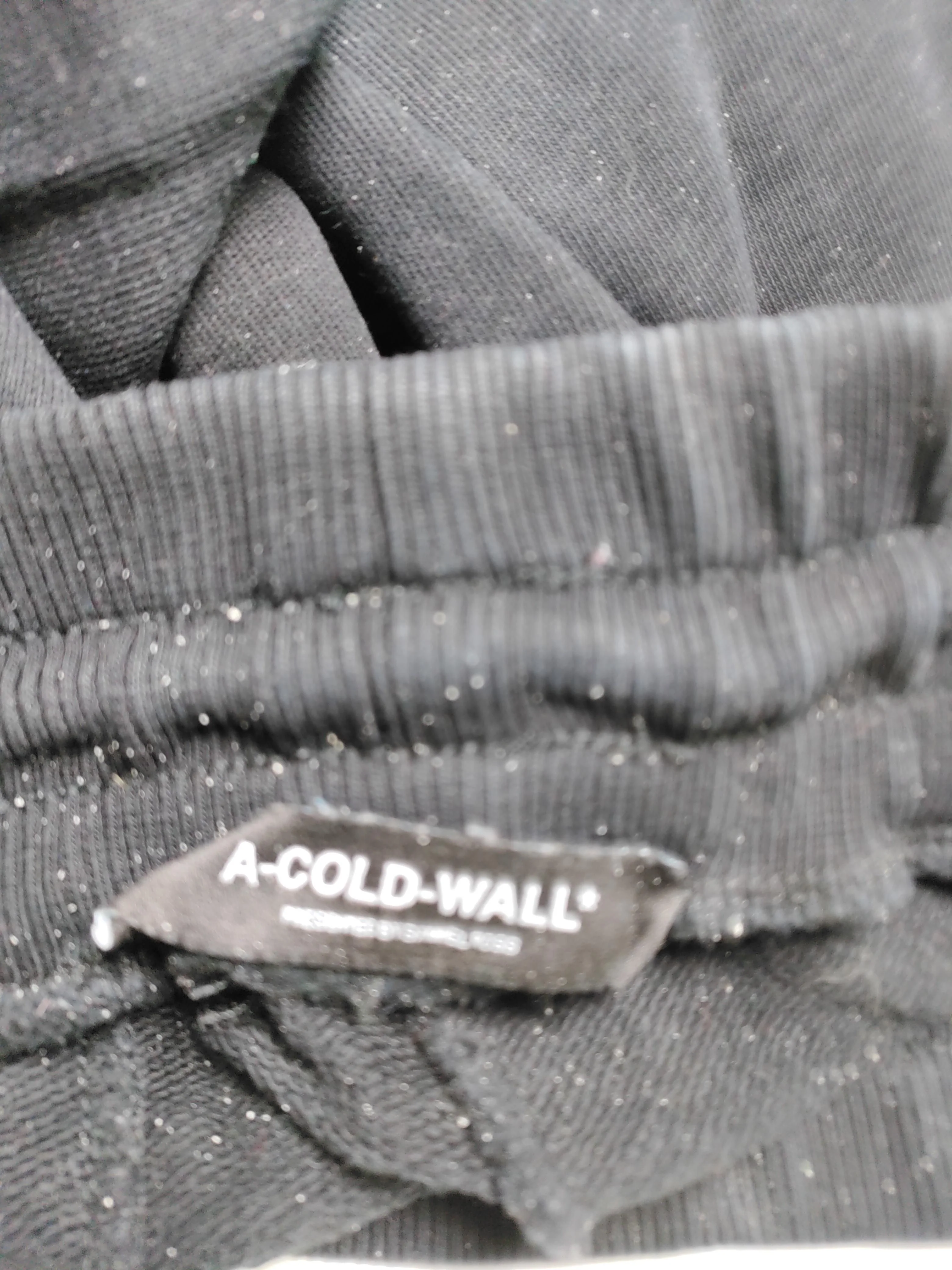 A-Cold-Wall Men's Sports Bottoms M Black Cotton with Elastane Sweatpants - Image 7