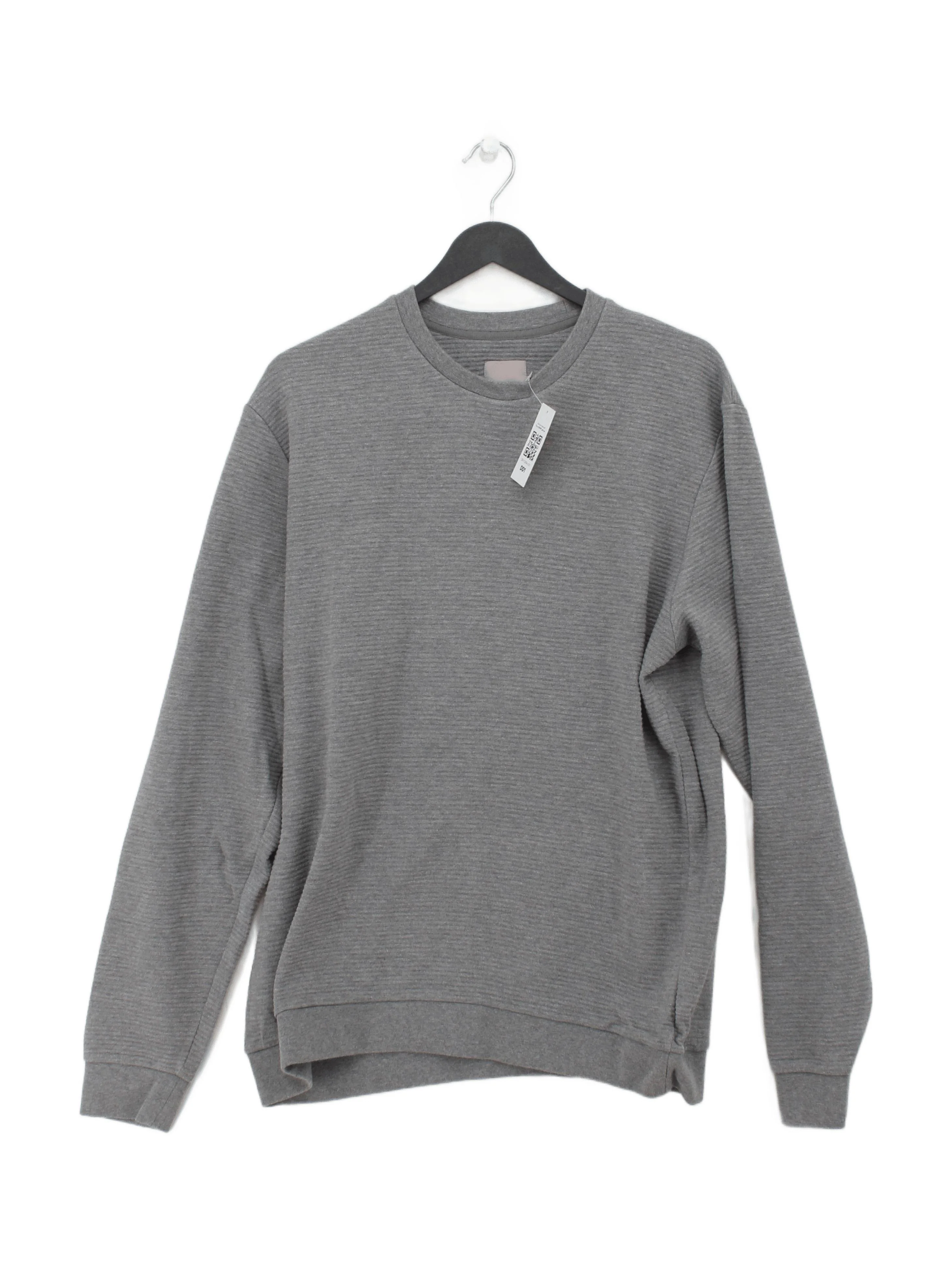 A-Frame Men's Hoodie L Grey 100% Cotton Pullover