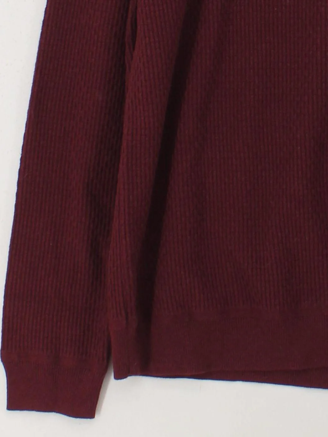 A-Frame Men's Jumper L Red 100% Cotton Crew Neck Pullover - Image 4