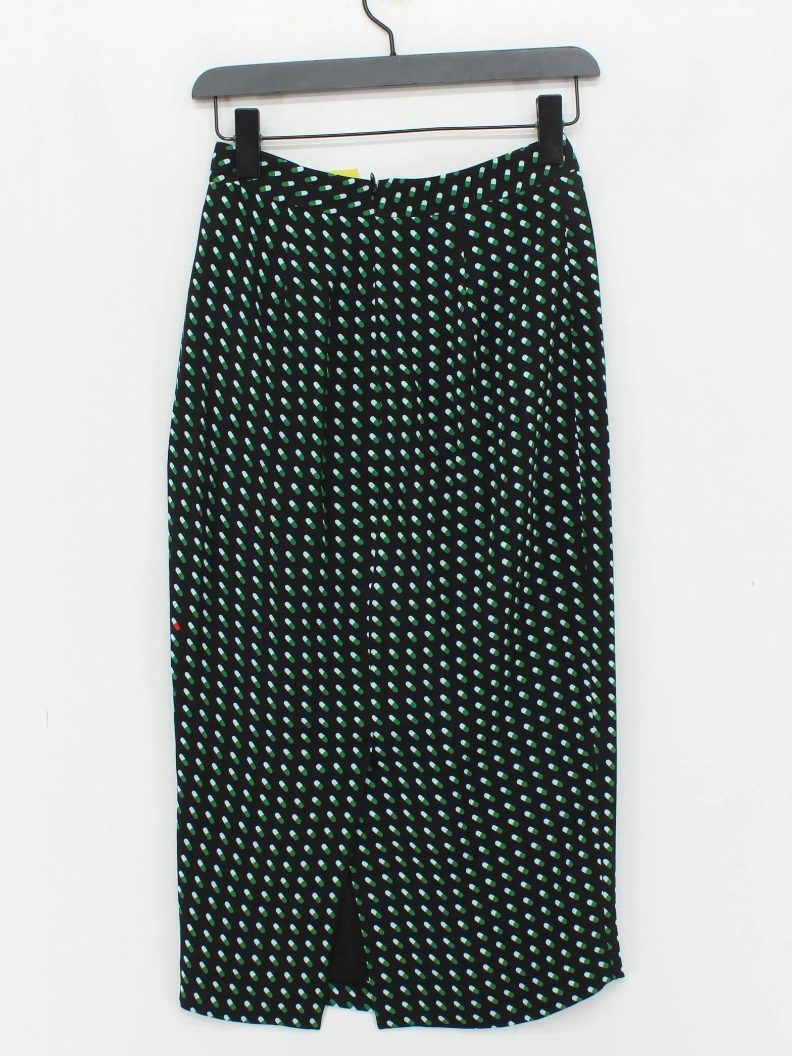 A.L.C. Women's Midi Skirt UK 6 Black Silk with Elastane Straight & Pencil - Image 2
