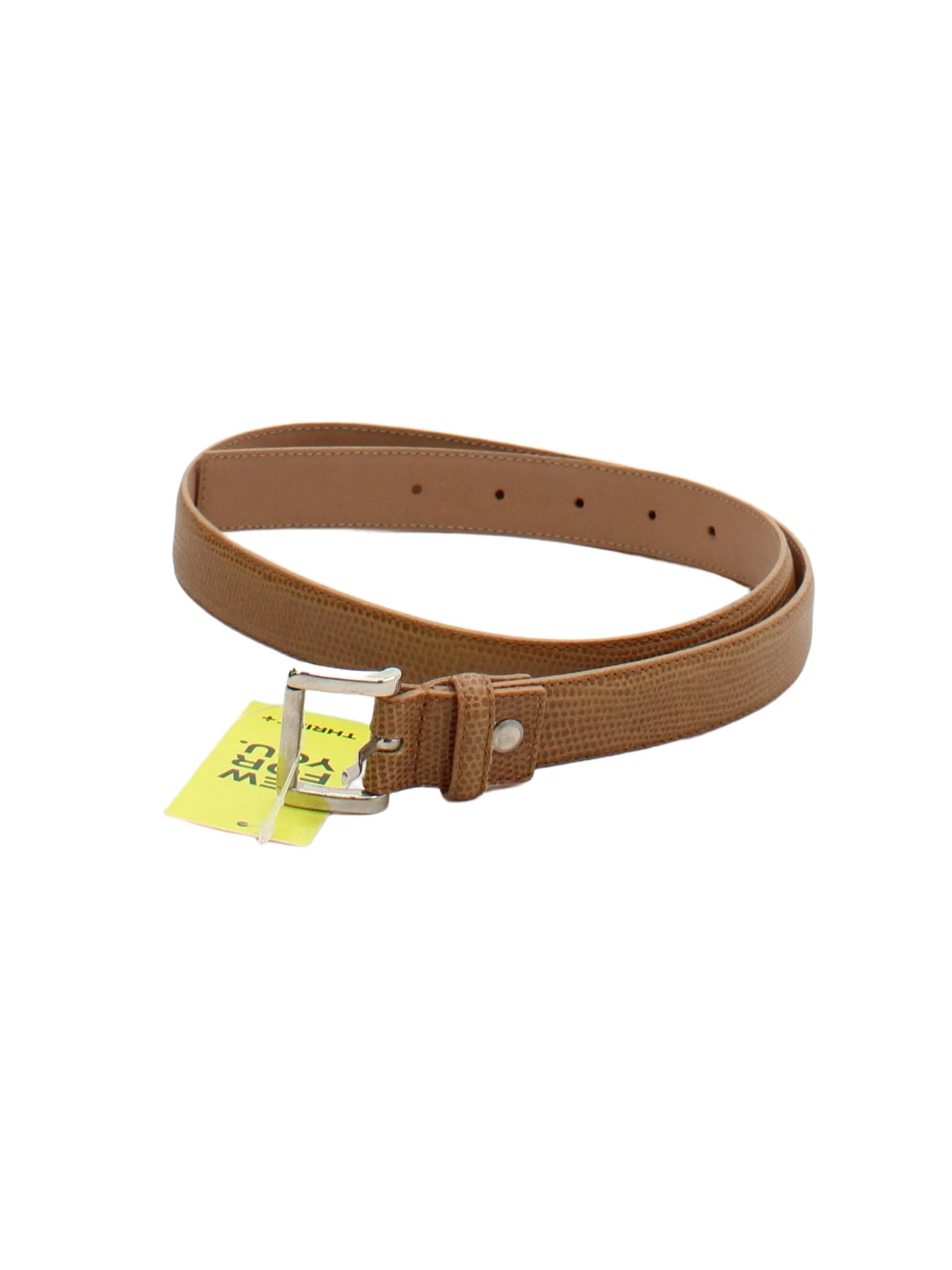 A.P.C. Men's Belt M Tan 100% Leather Dress Belt