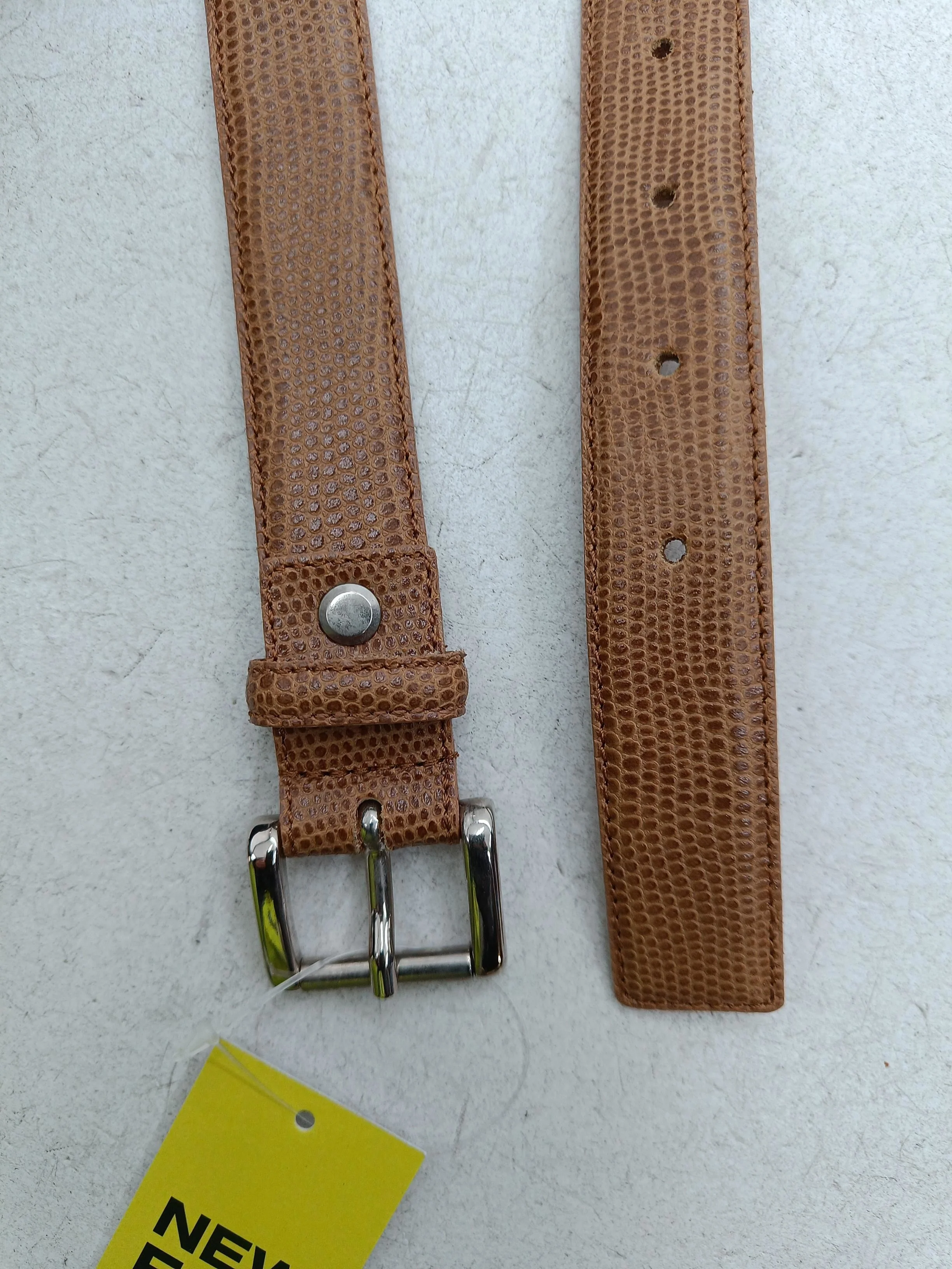A.P.C. Men's Belt M Tan 100% Leather Dress Belt - Image 3