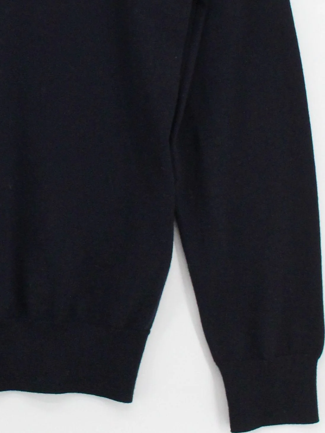 A.P.C. Men's Cardigan XL Blue 100% Wool V-Neck Cardigan - Image 4