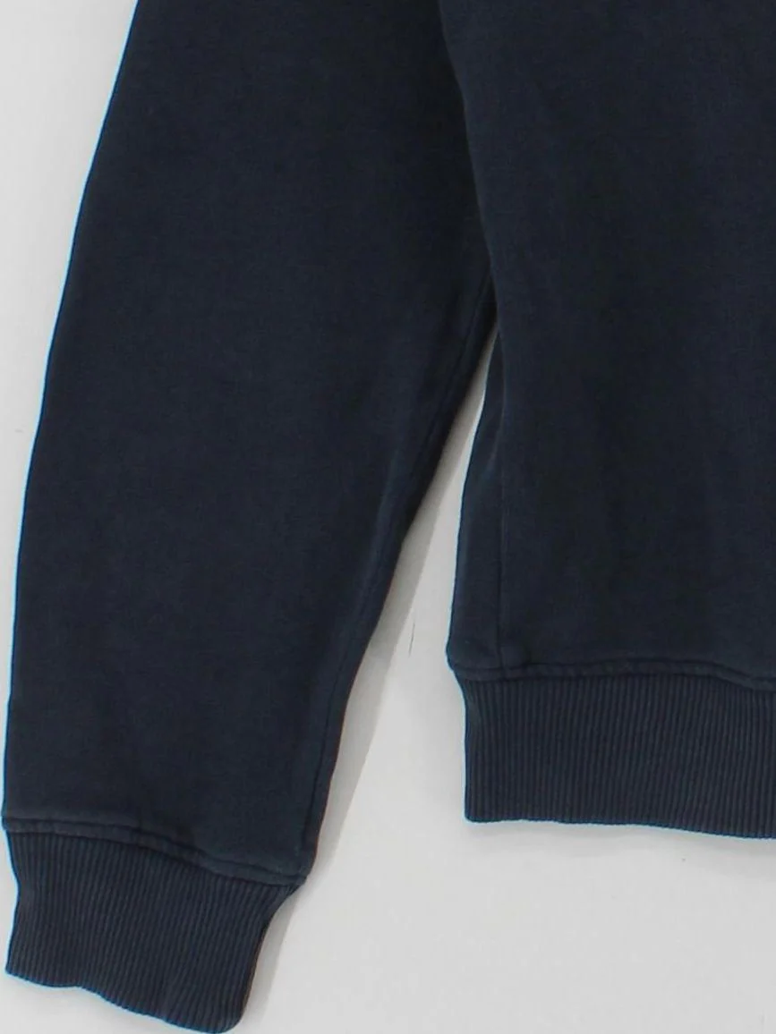 A.P.C. Men's Hoodie M Blue Graphic Cotton with Polyester Pullover - Image 4