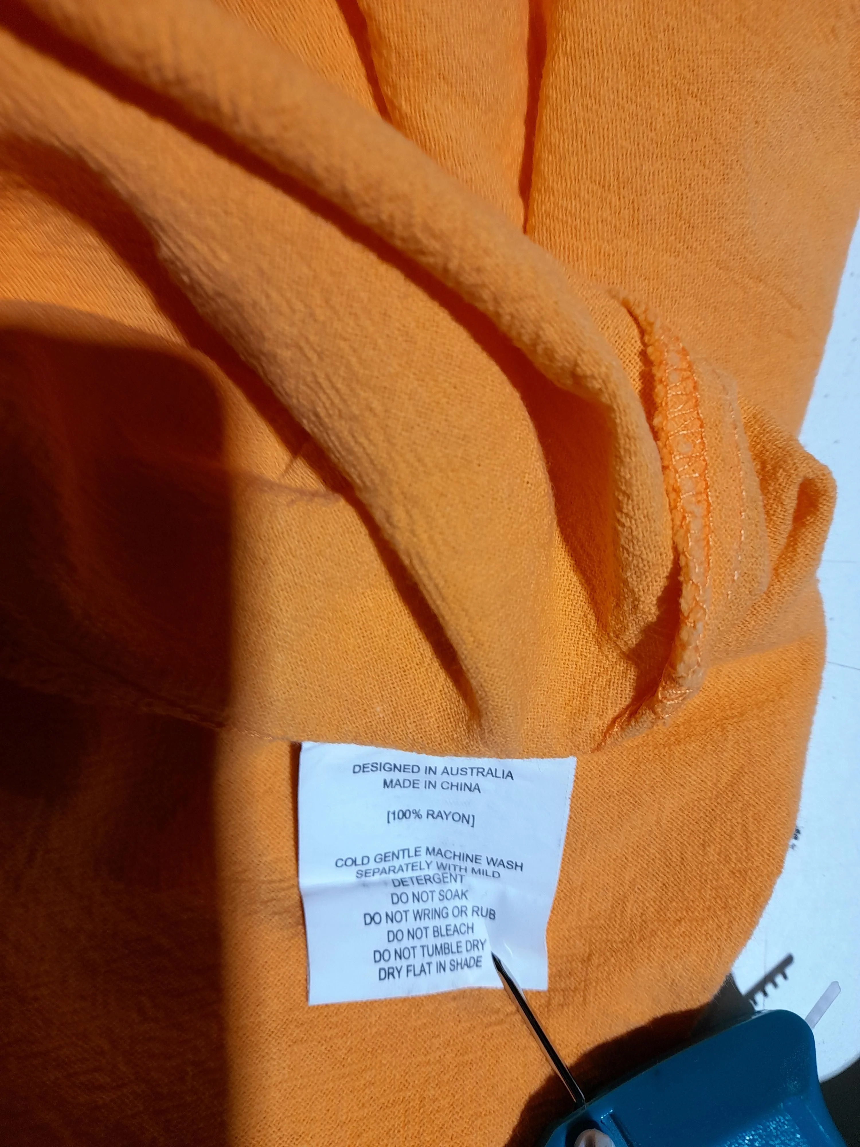 ABEL THE LABEL Maxi Dress M in Orange - Image 6