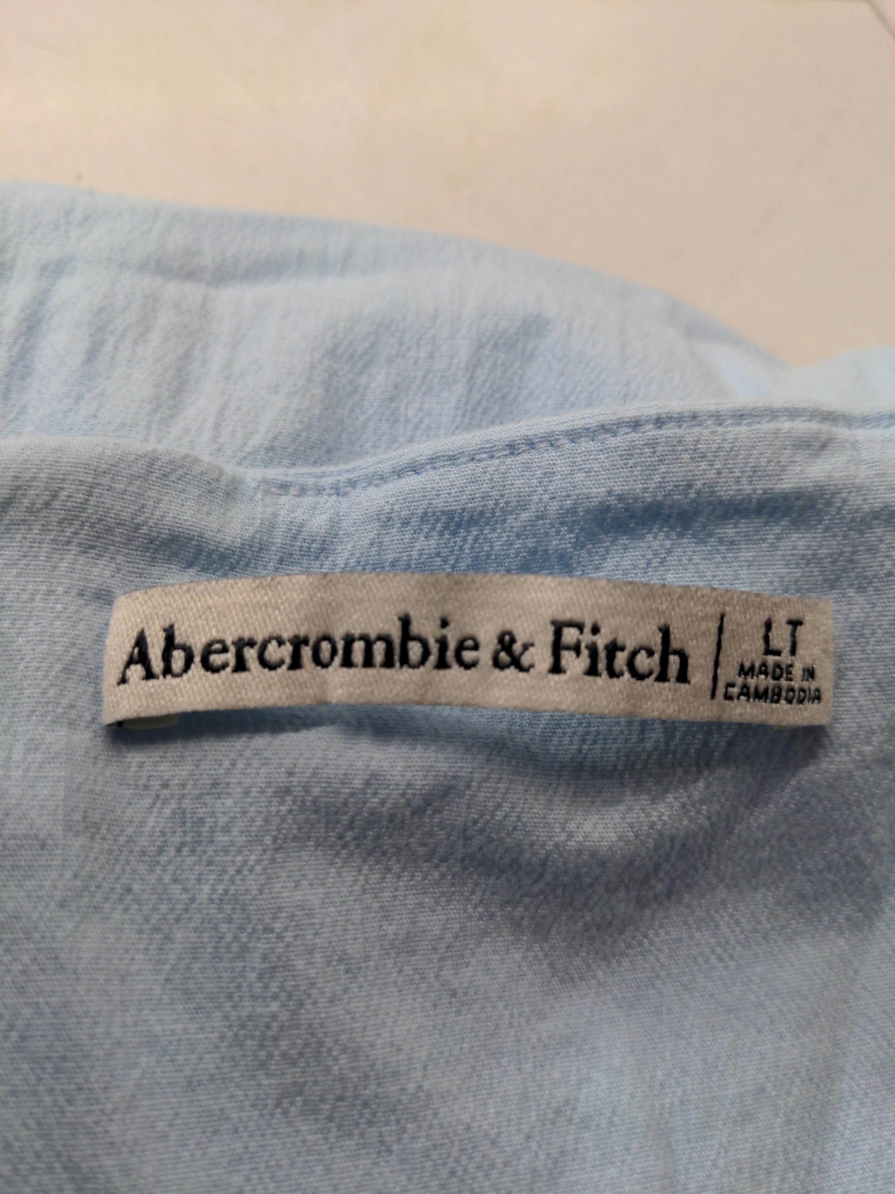 Abercrombie & Fitch A-Line Midi Dress L in Blue - Image 5