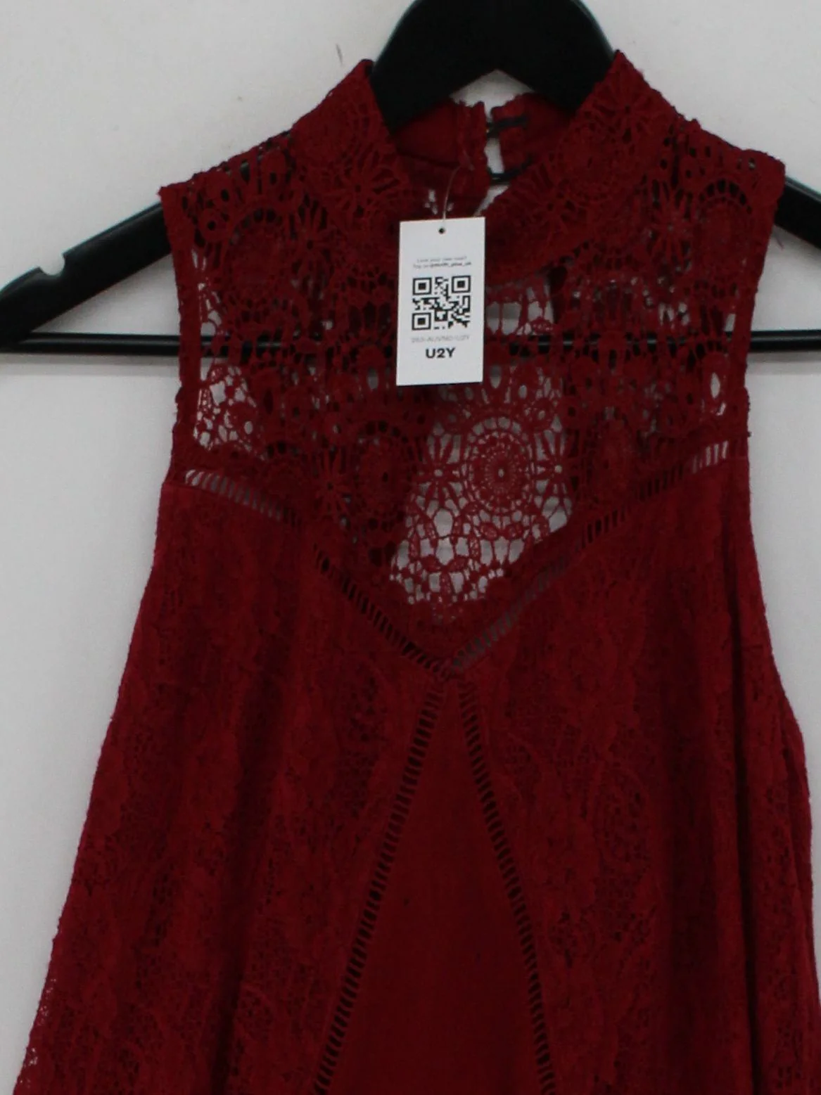 Abercrombie & Fitch A-Line Mini Dress S in Red - Image 3