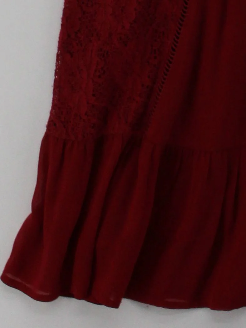 Abercrombie & Fitch A-Line Mini Dress S in Red - Image 4