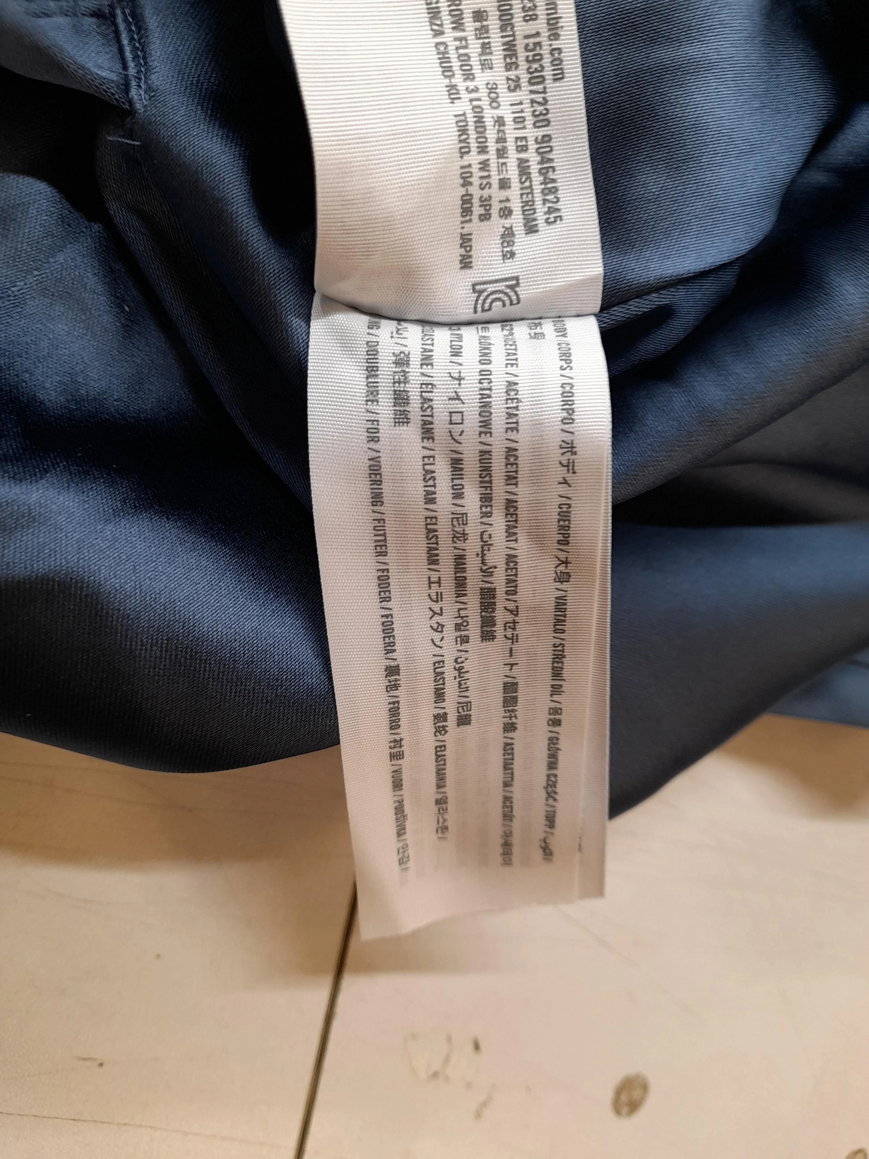 Abercrombie & Fitch Bodycon Midi Dress XS in Blue - Image 6