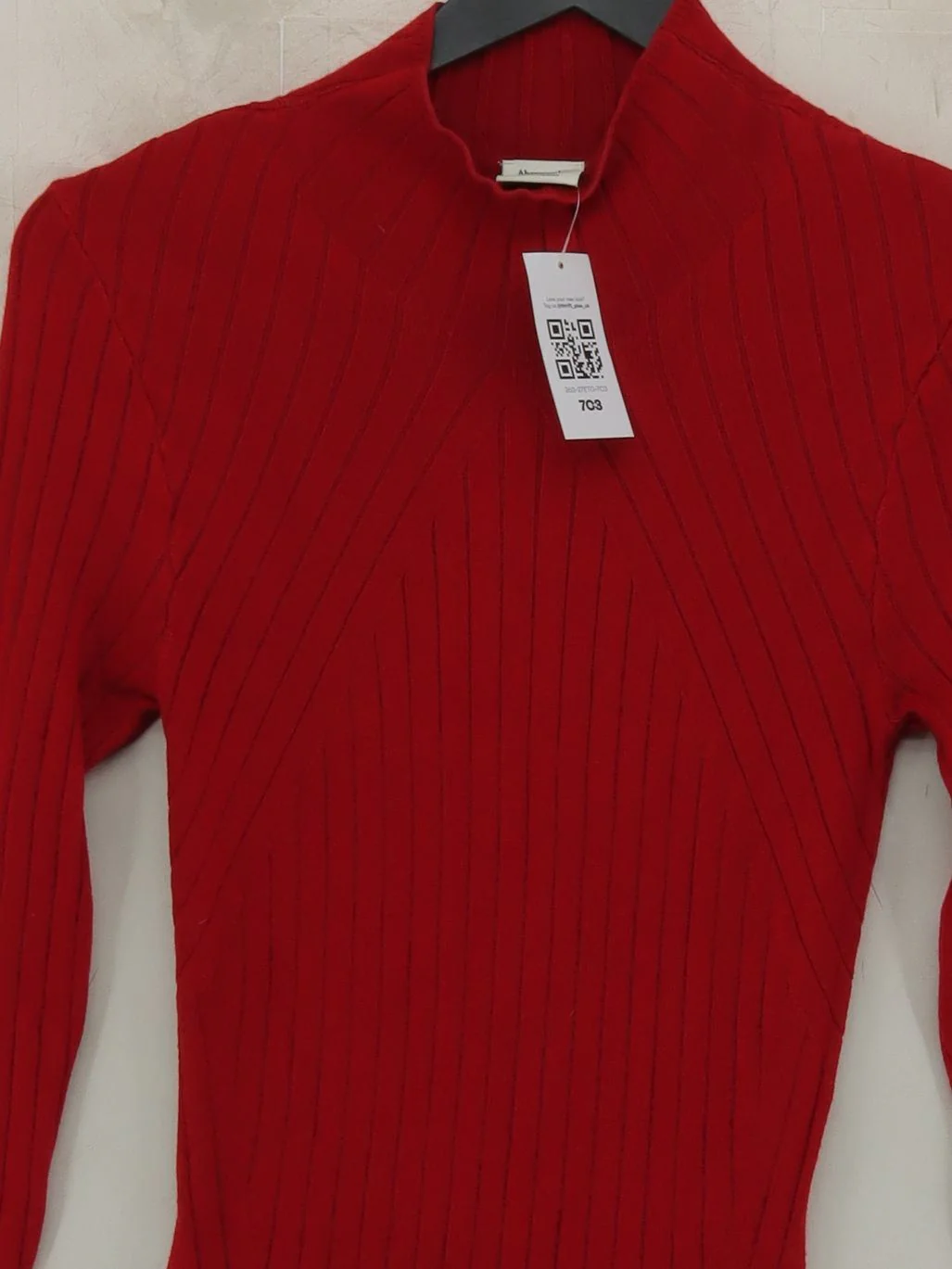 Abercrombie & Fitch Bodycon Mini Dress S in Red - Image 3