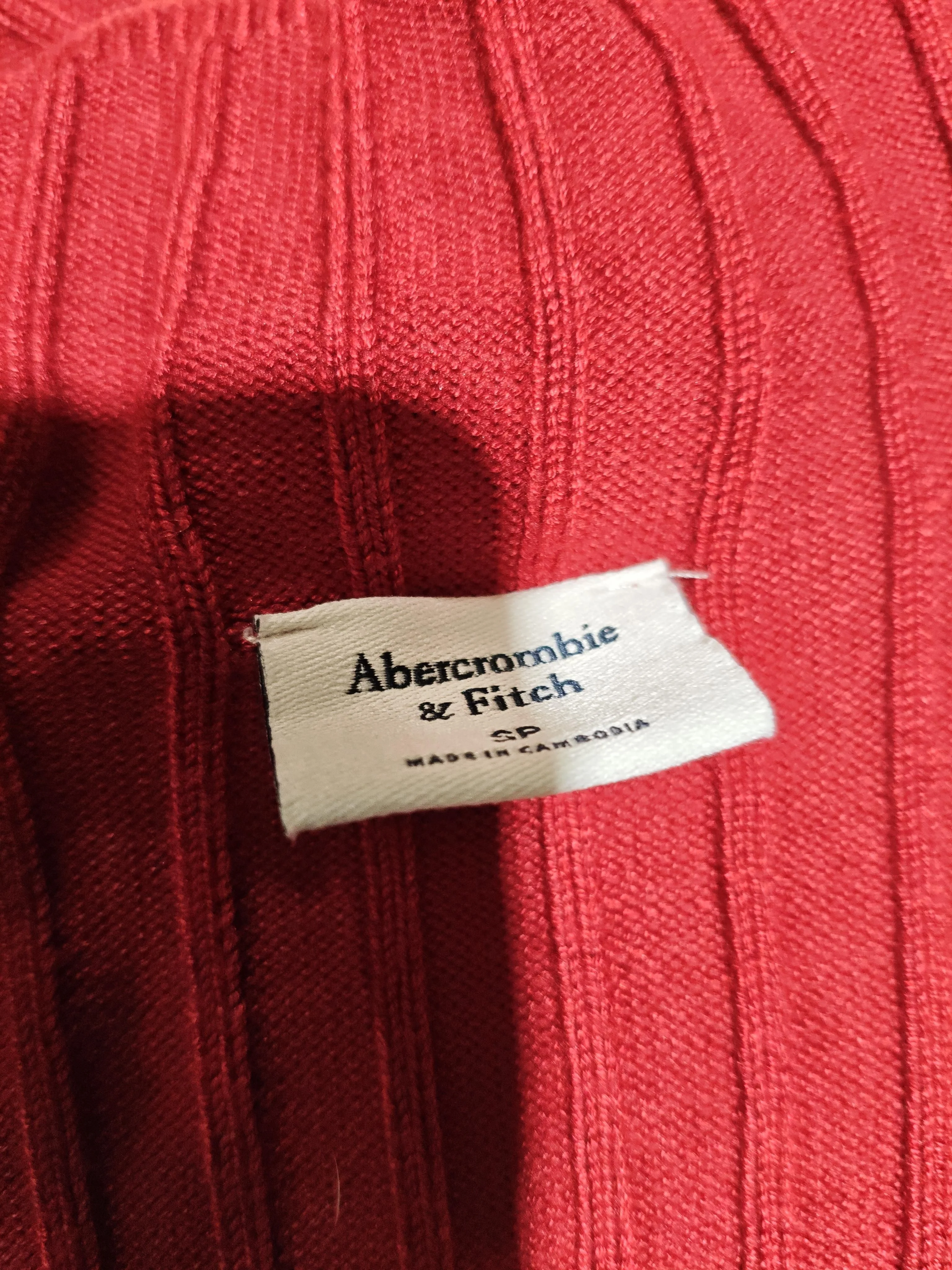 Abercrombie & Fitch Bodycon Mini Dress S in Red - Image 5