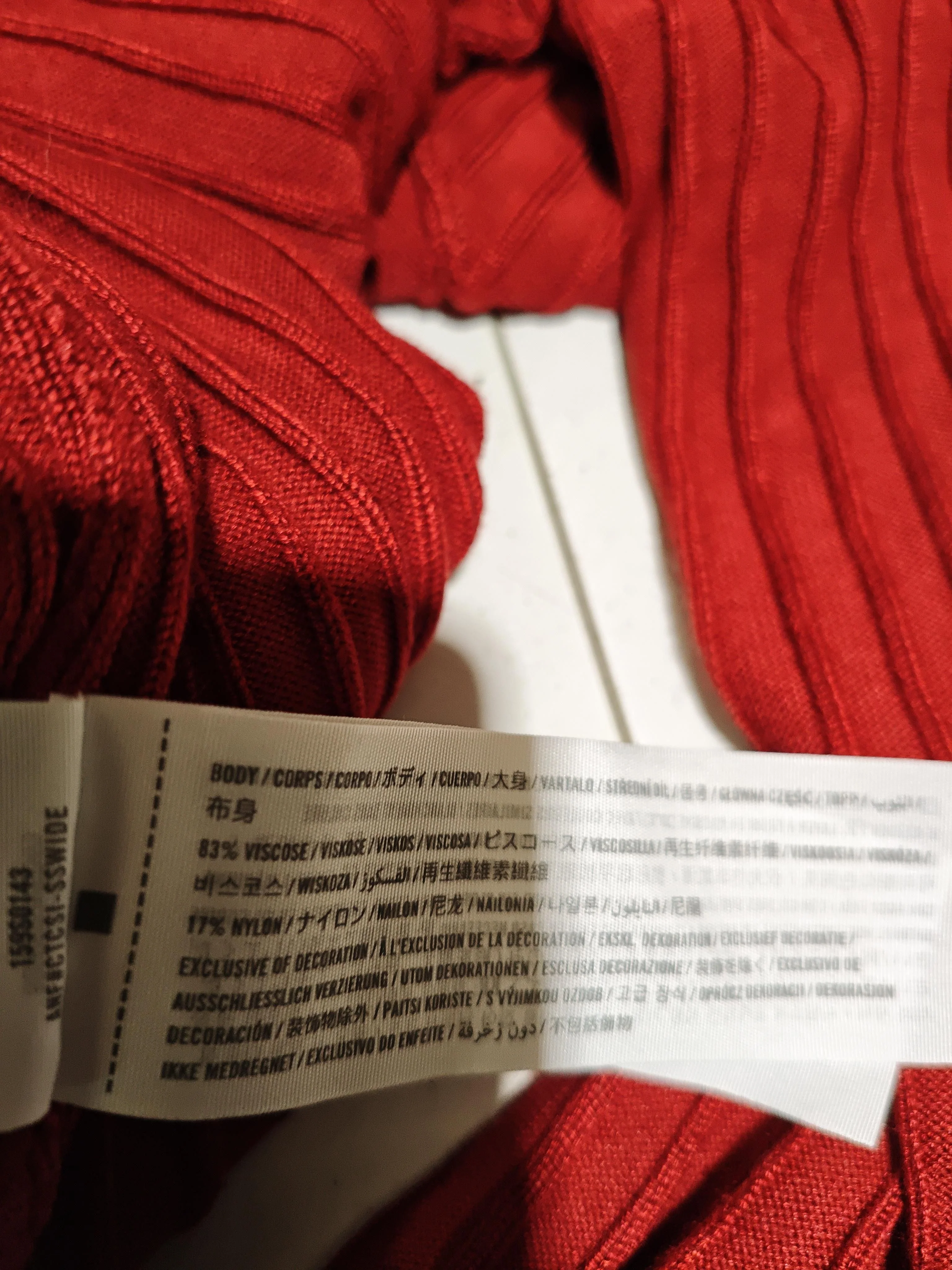 Abercrombie & Fitch Bodycon Mini Dress S in Red - Image 6