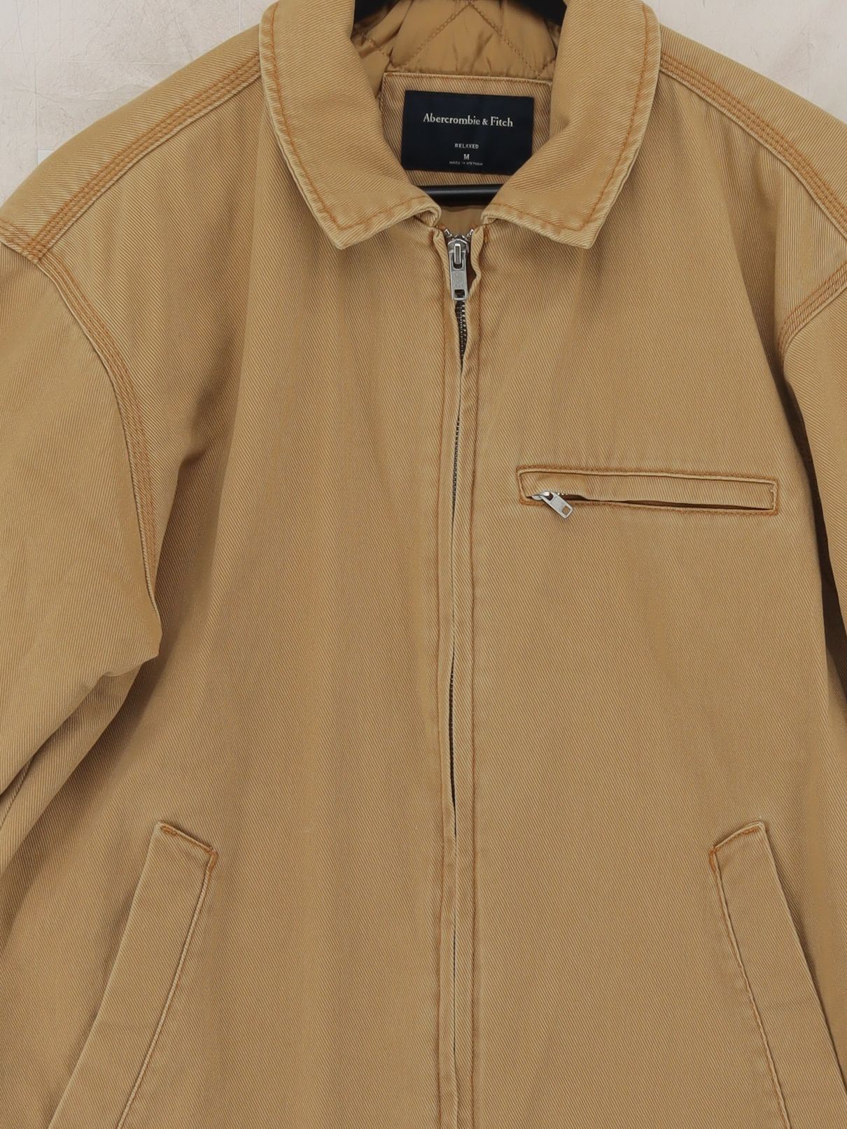 Abercrombie & Fitch Bomber Jacket jacket tan - Image 3