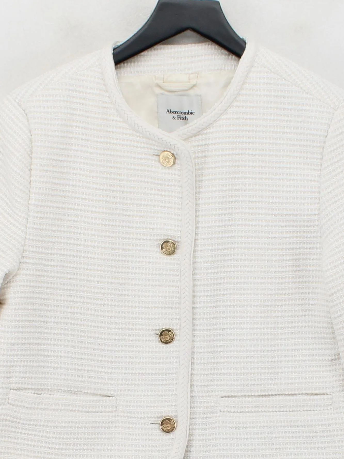 Abercrombie & Fitch Bomber Jacket jacket white - Image 3