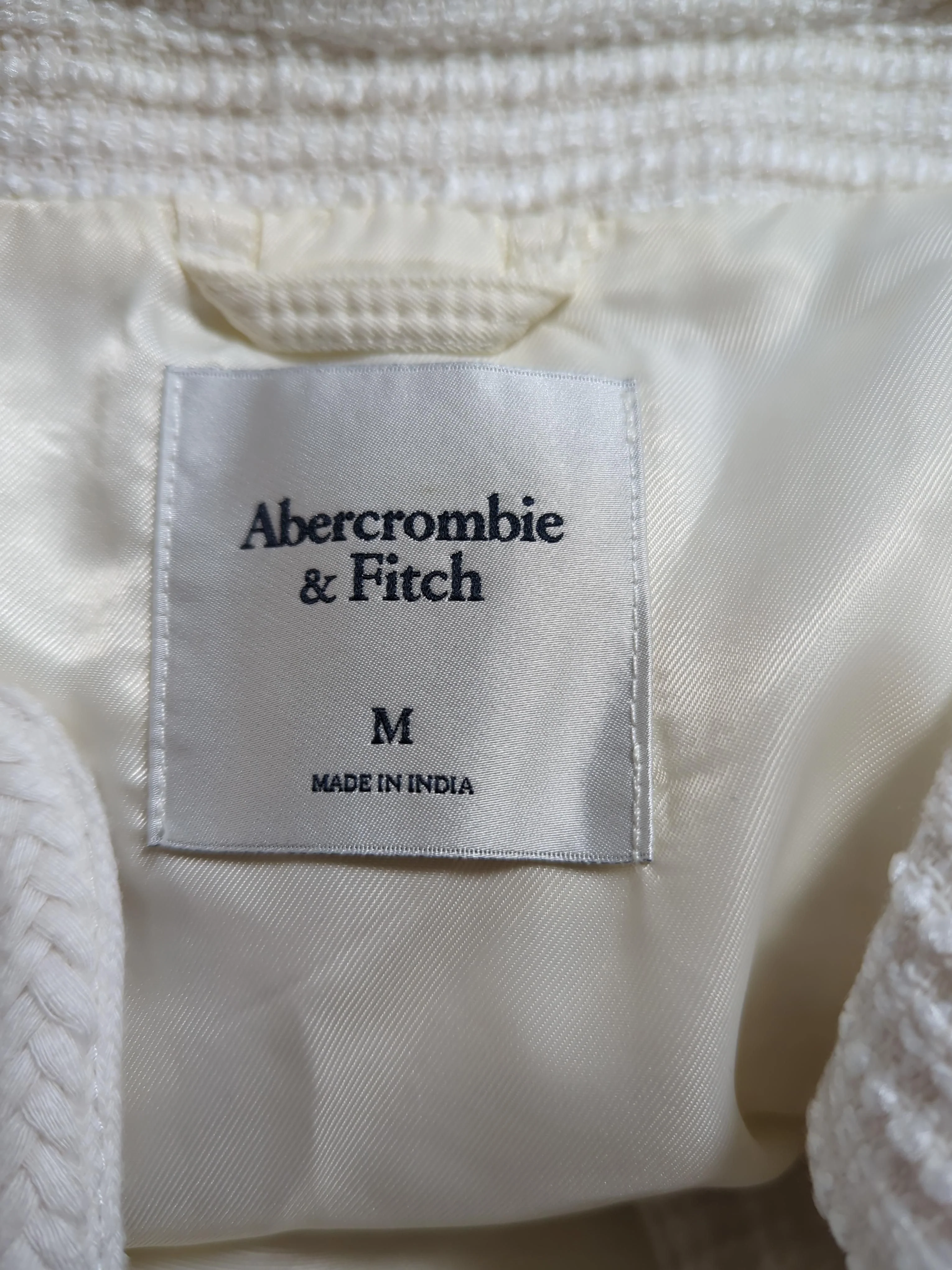 Abercrombie & Fitch Bomber Jacket jacket white - Image 5