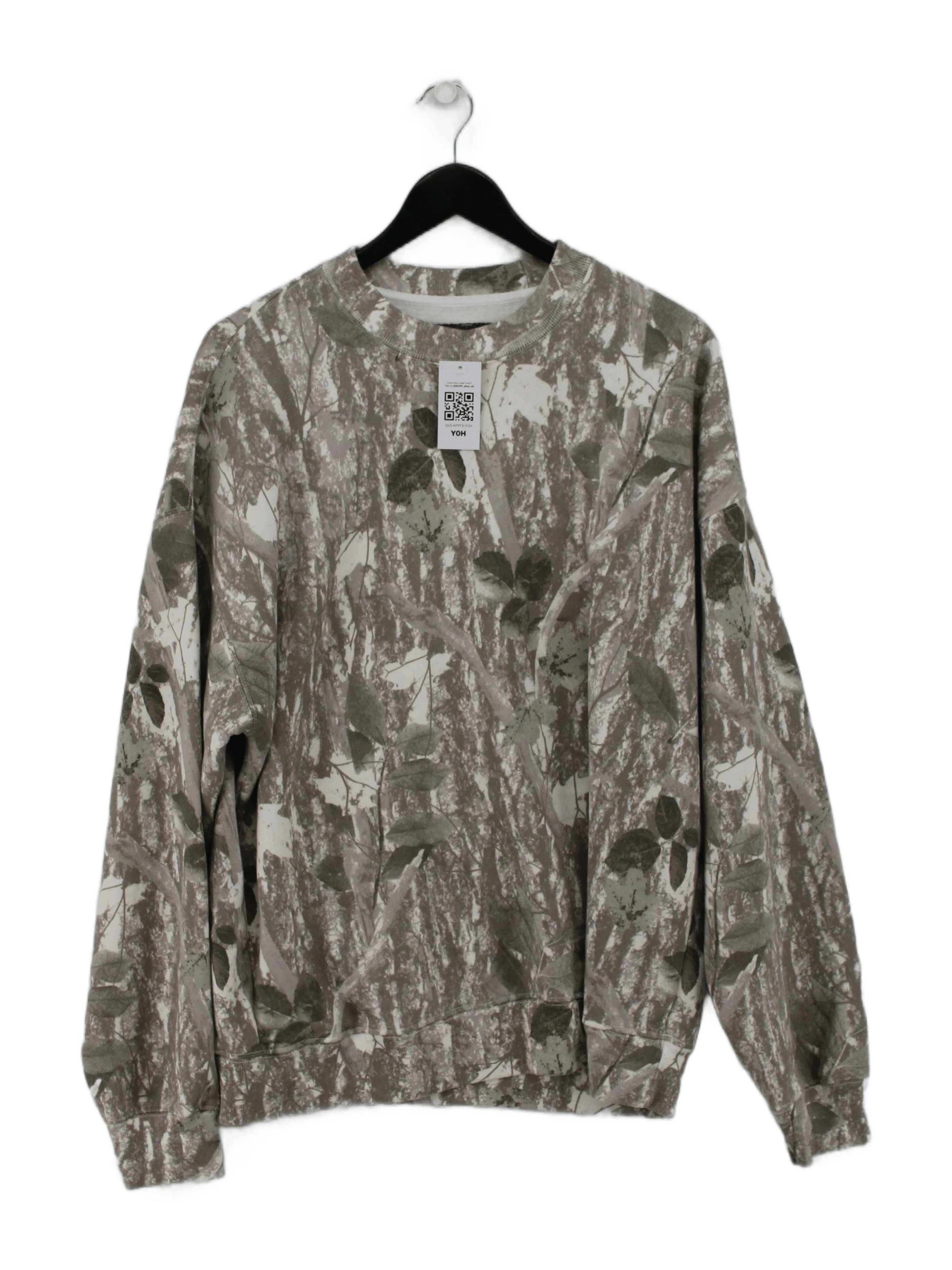 Abercrombie & Fitch Men's Hoodie M Multi Camo Cotton with Polyester Pullover