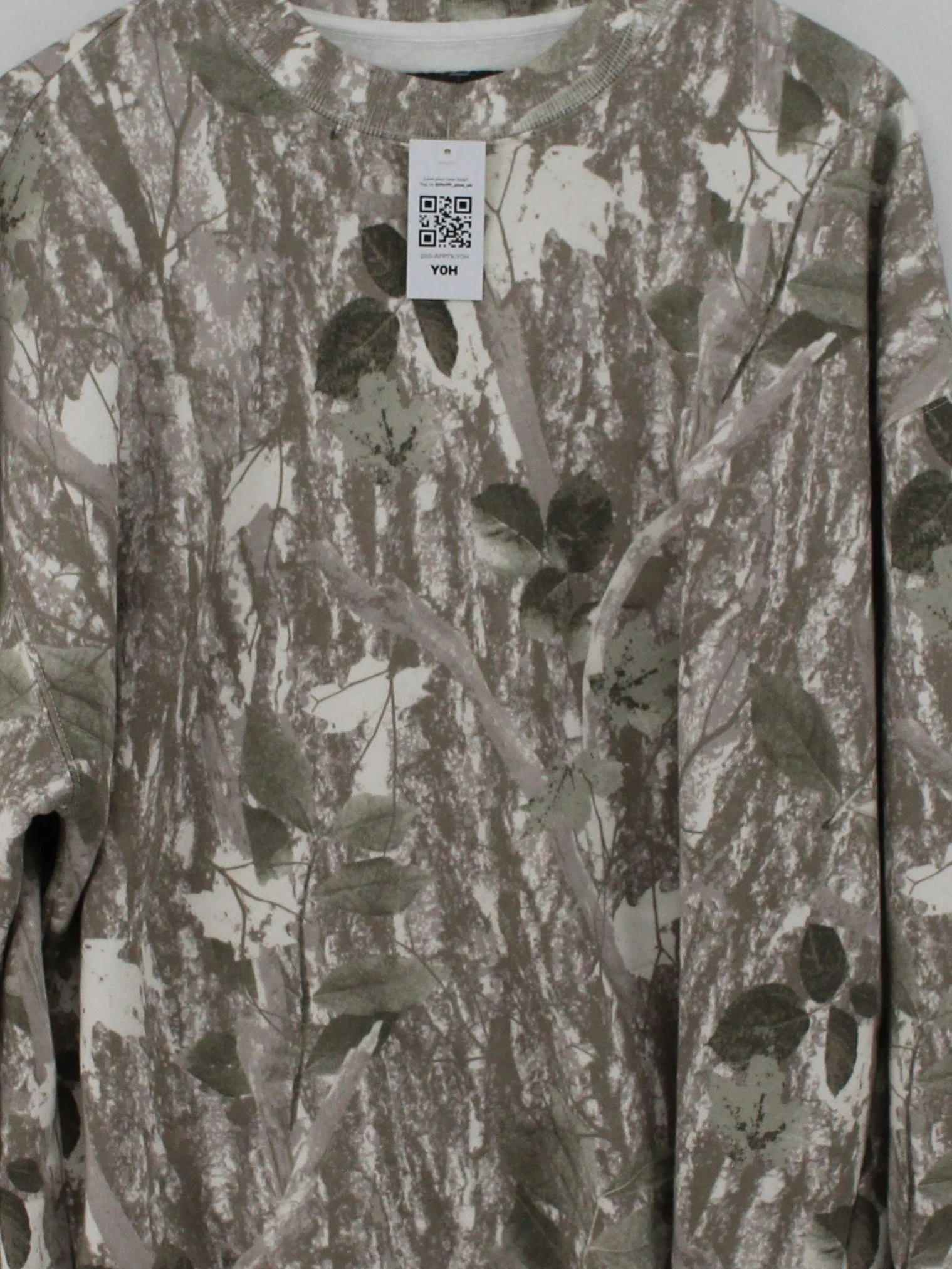 Abercrombie & Fitch Men's Hoodie M Multi Camo Cotton with Polyester Pullover - Image 3