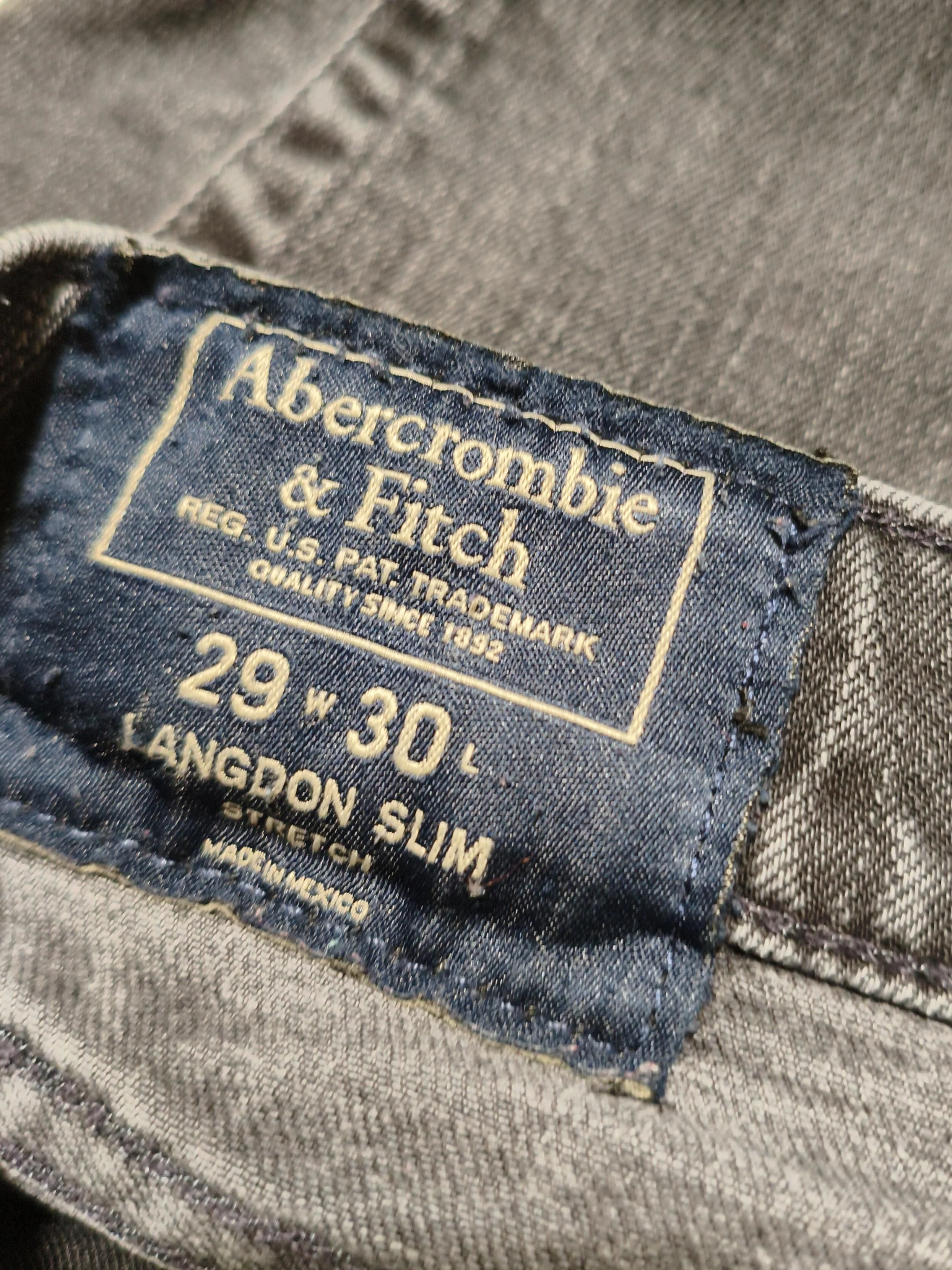 Abercrombie & Fitch Men's Jeans W 29 in Black Cotton with Elastane Skinny - Image 5