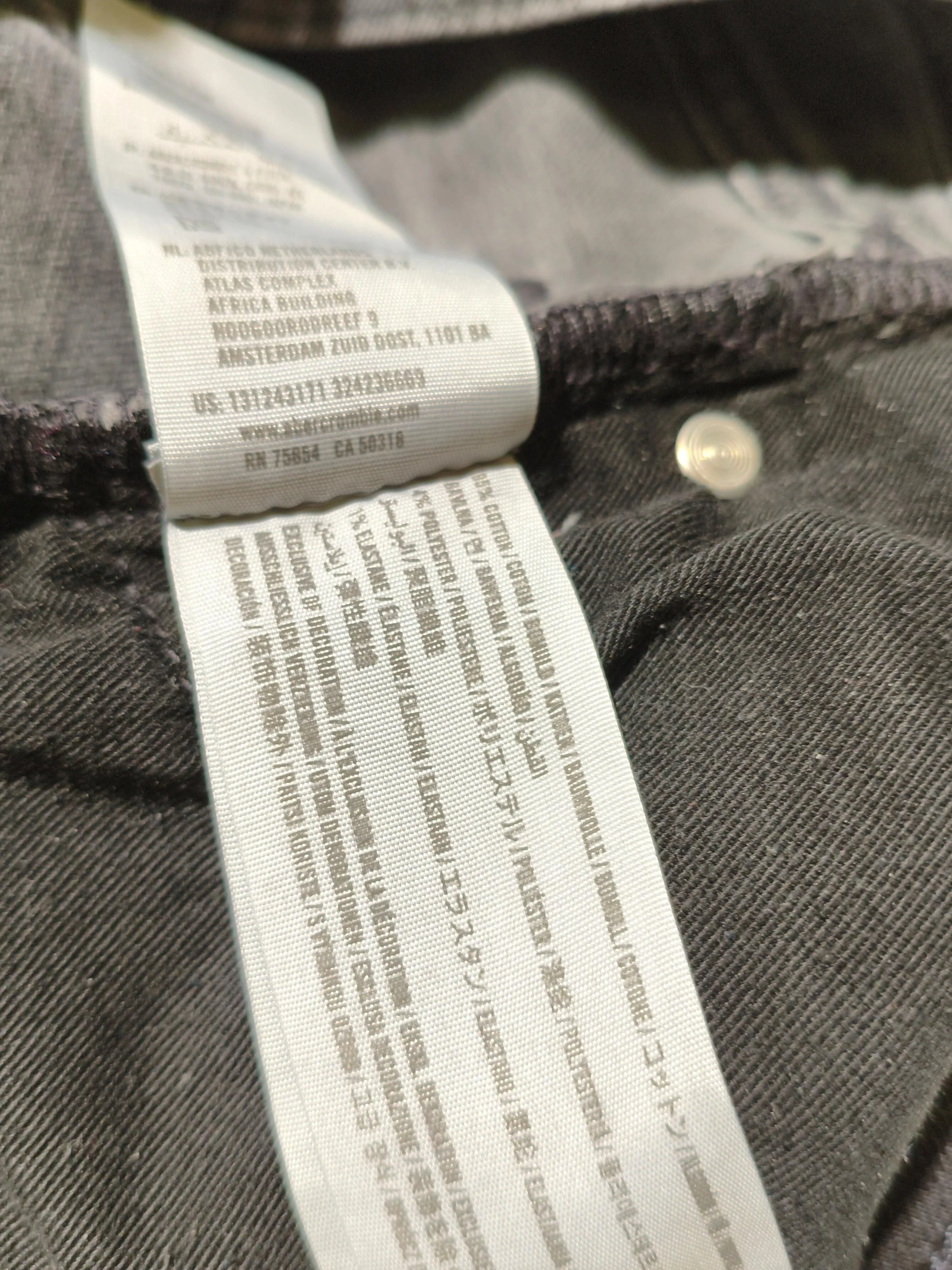 Abercrombie & Fitch Men's Jeans W 29 in Black Cotton with Elastane Skinny - Image 6