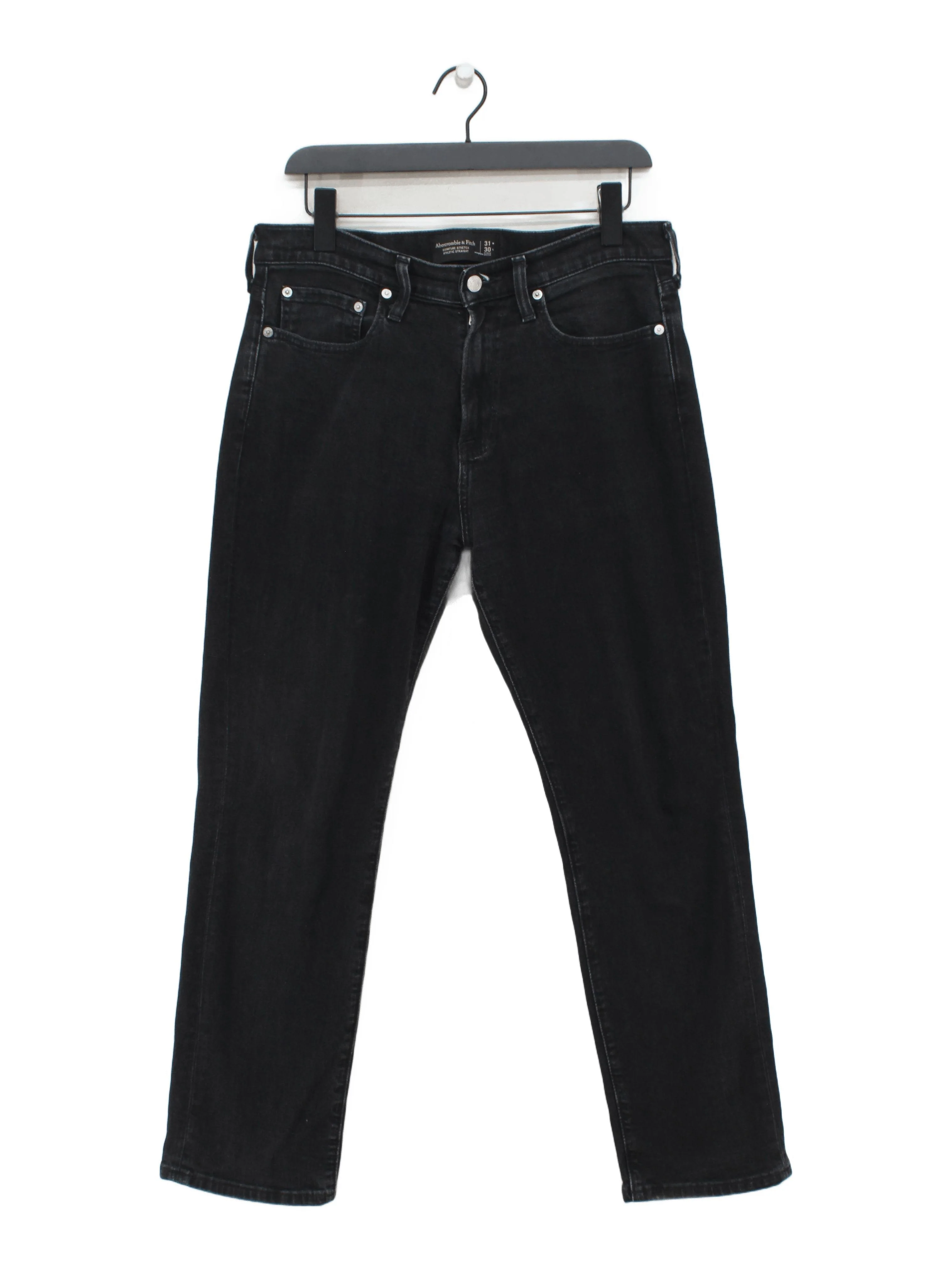 Abercrombie & Fitch Men's Jeans W 31 in Black Cotton