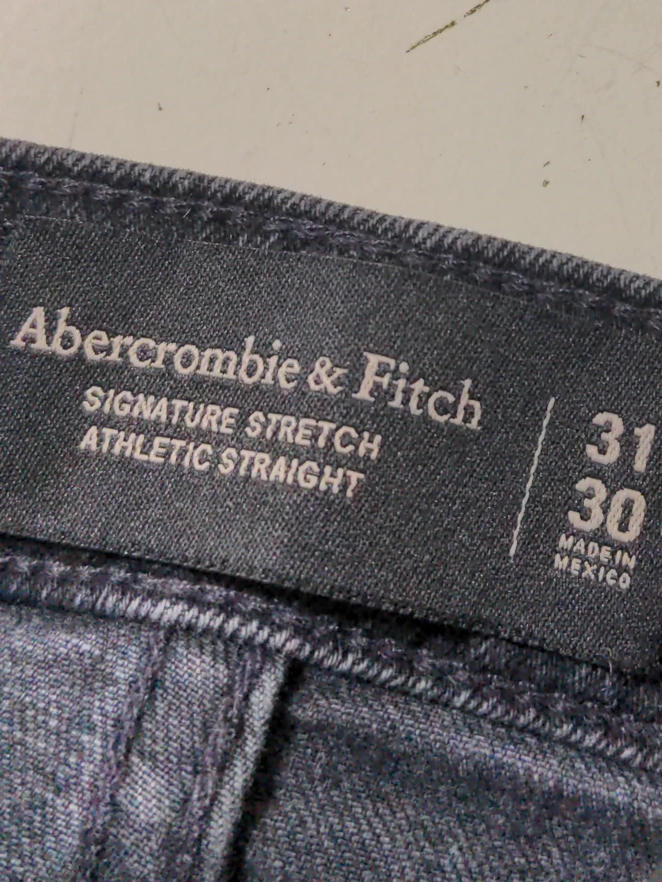 Abercrombie & Fitch Men's Jeans W 31 in Black Cotton - Image 5
