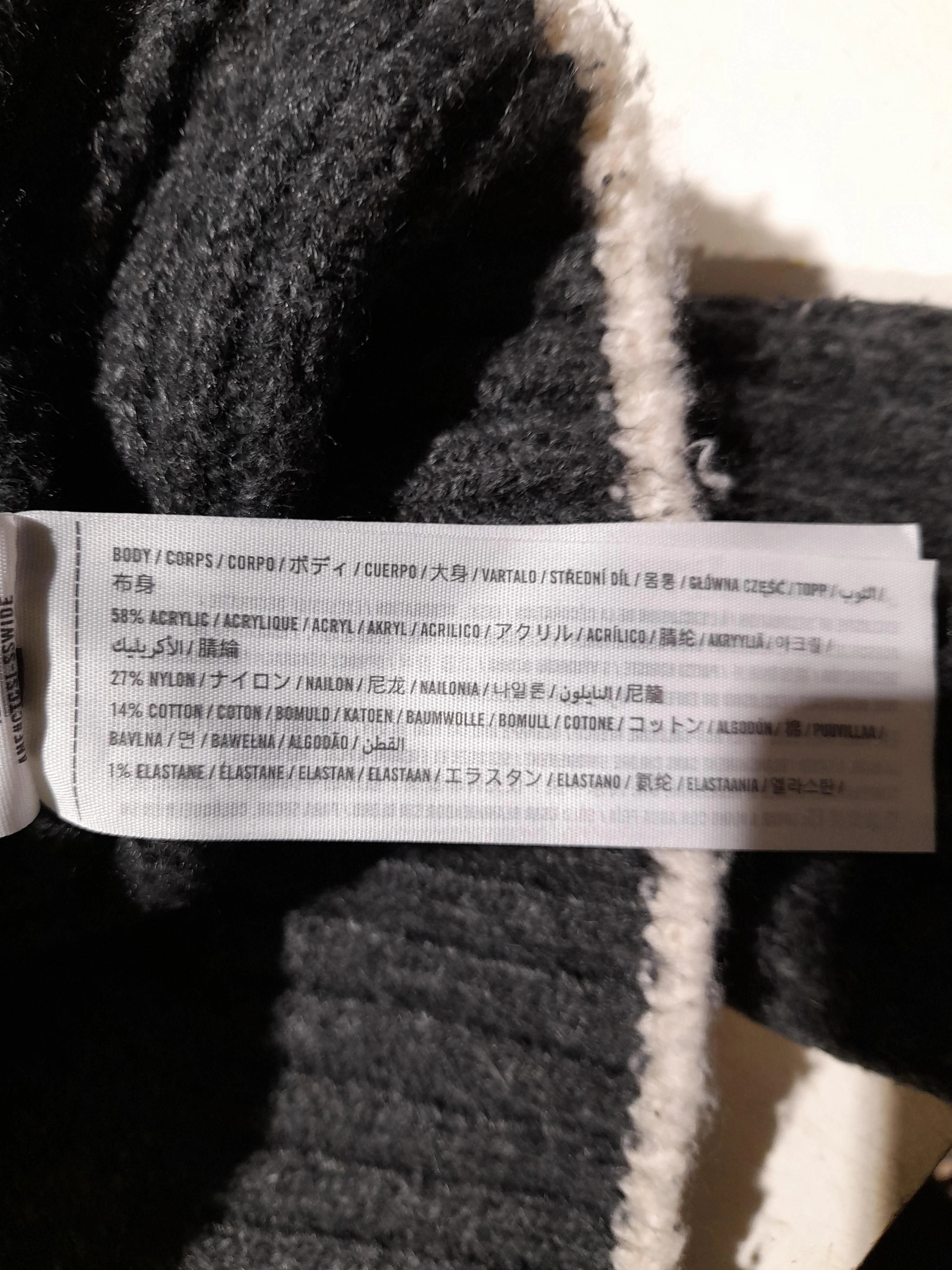 Abercrombie & Fitch Men's Jumper L Grey Acrylic - Image 7
