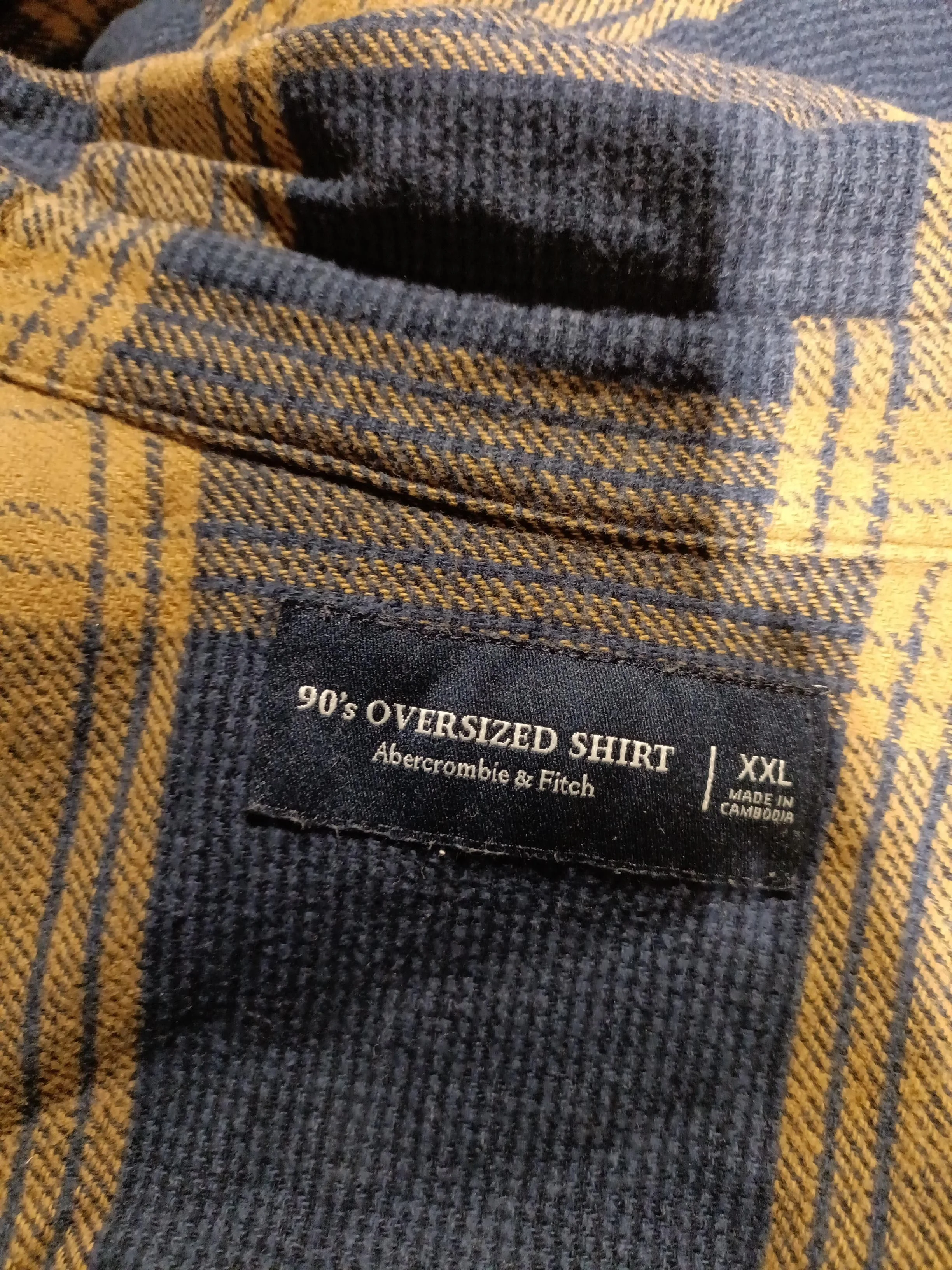 Abercrombie & Fitch Men's Shirt XXL Multi Checkered 100% Cotton Basic - Image 5