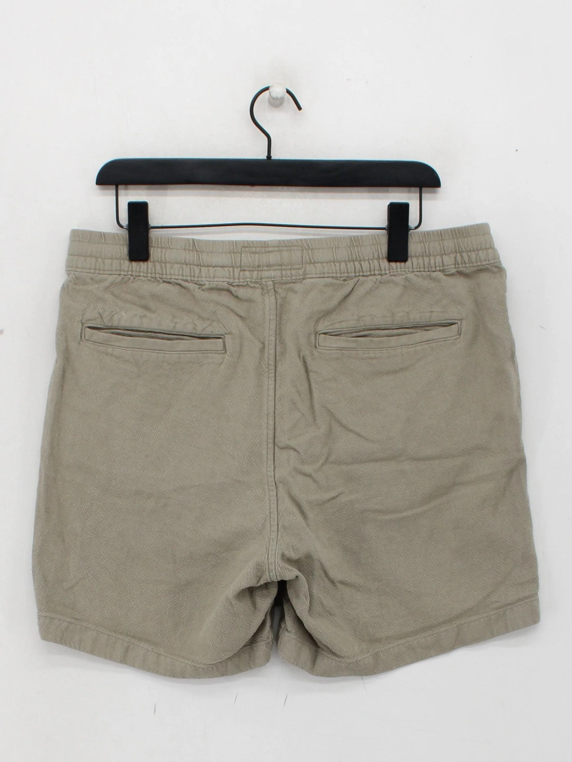 Abercrombie & Fitch Men's Shorts L Tan Cotton with Viscose, Linen Chino - Image 2