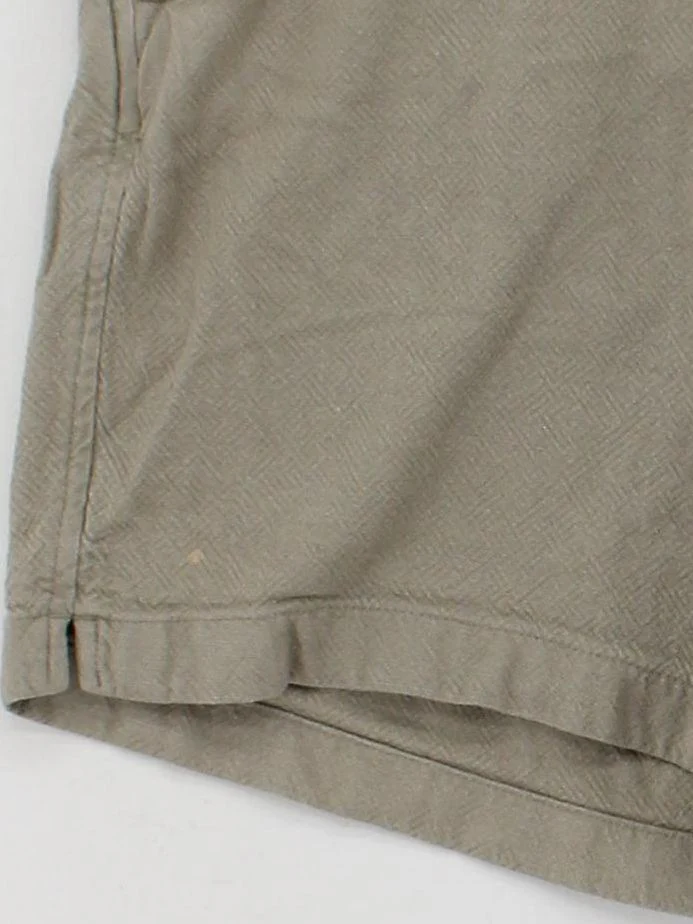 Abercrombie & Fitch Men's Shorts L Tan Cotton with Viscose, Linen Chino - Image 4