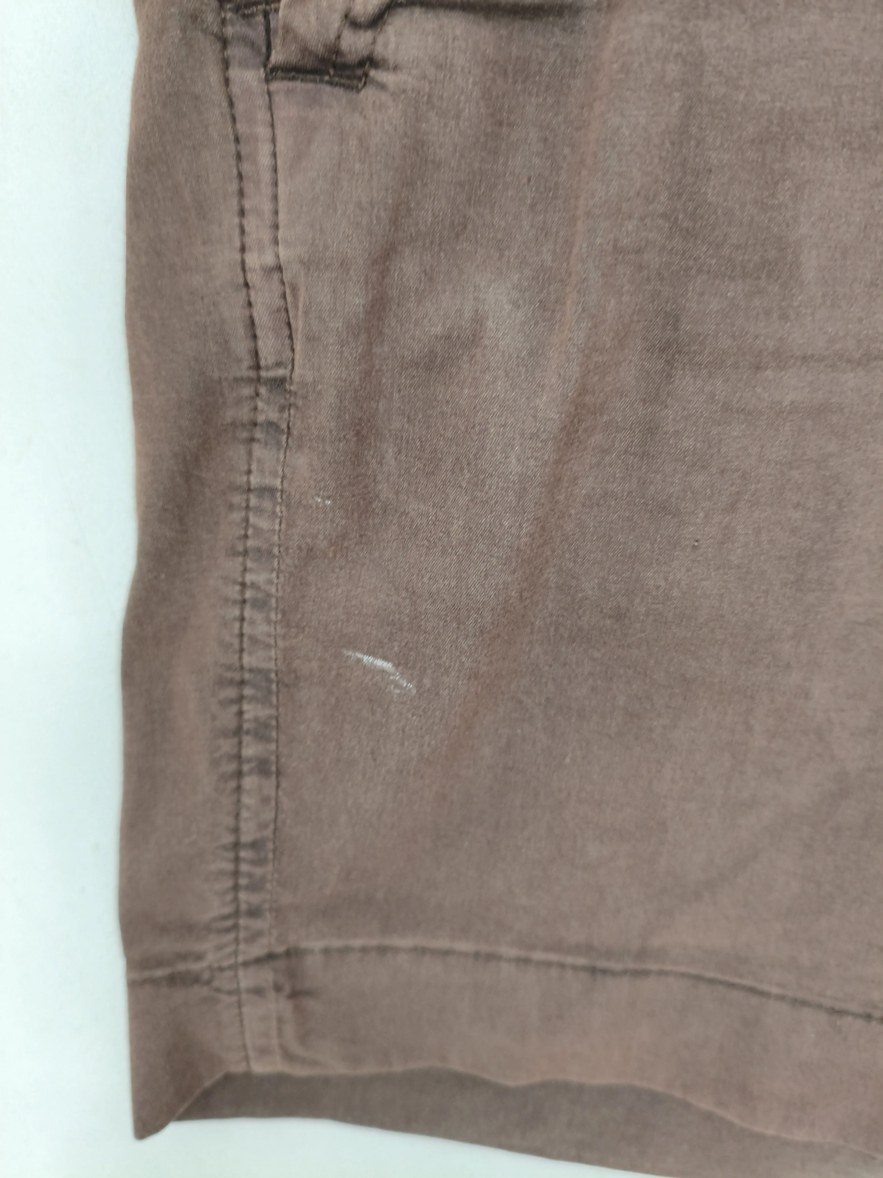 Abercrombie & Fitch Men's Shorts W 32 in Brown Cotton with Nylon, Elastane Chino - Image 5