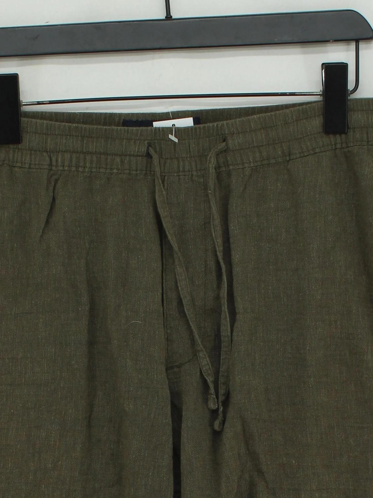 Abercrombie & Fitch Men's Shorts XXL Green Cotton with Linen, Elastane Chino - Image 3